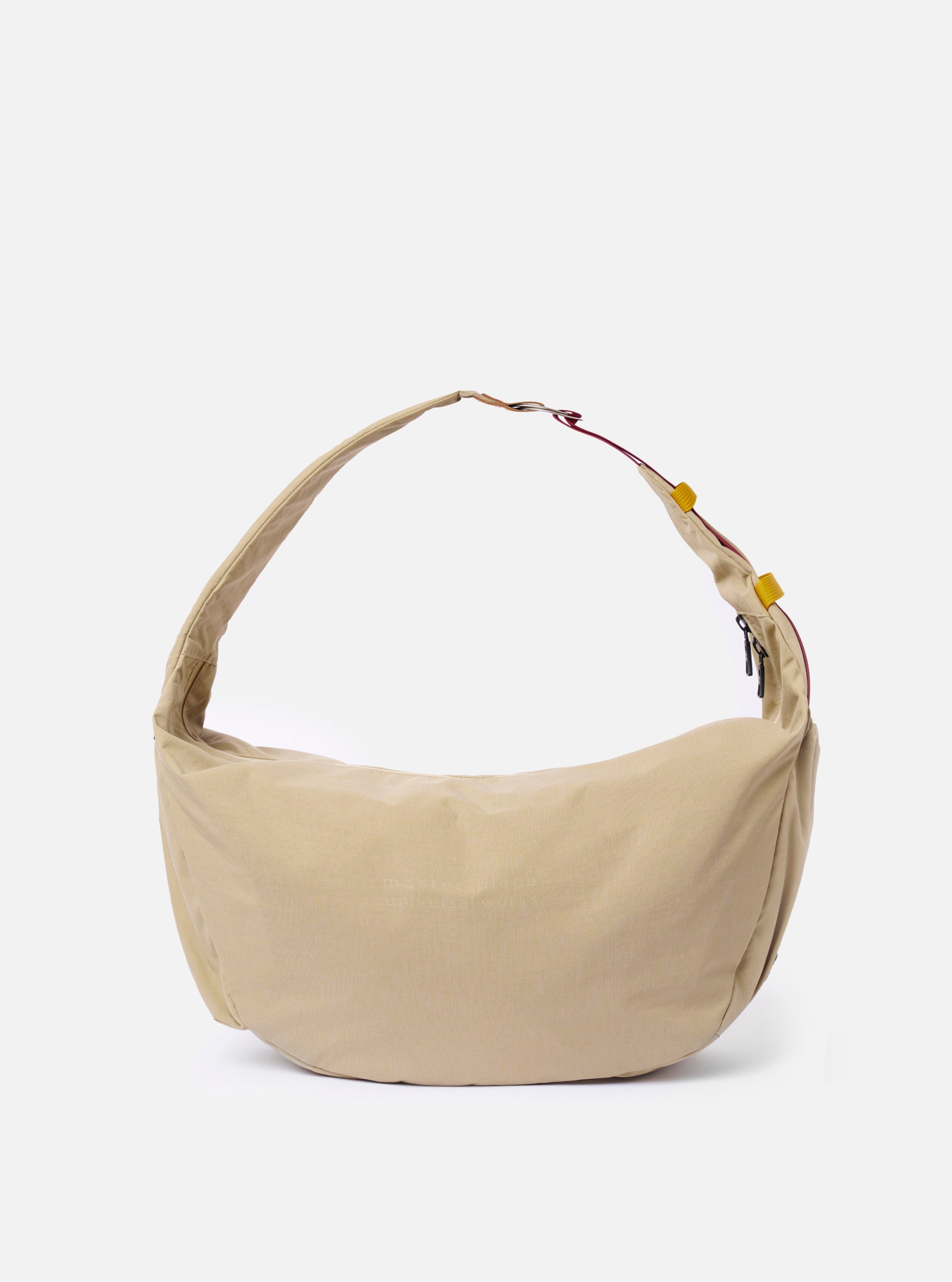 Men's Beige Canvas Shoulder Bag - M – Universal Works