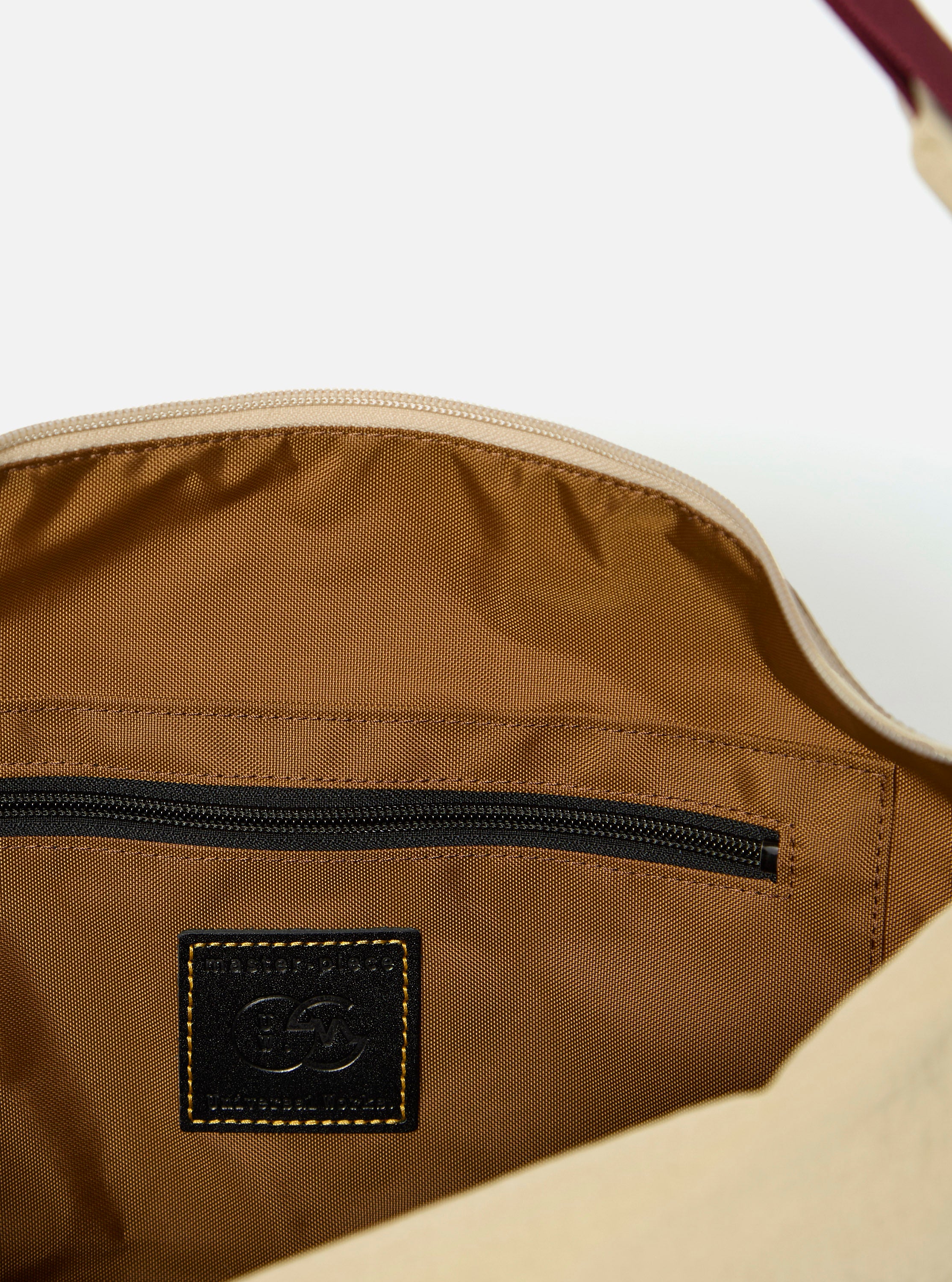 Men's Beige Canvas Shoulder Bag - M – Universal Works