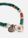 Mikia Malachite Heishi Beads Bracelet