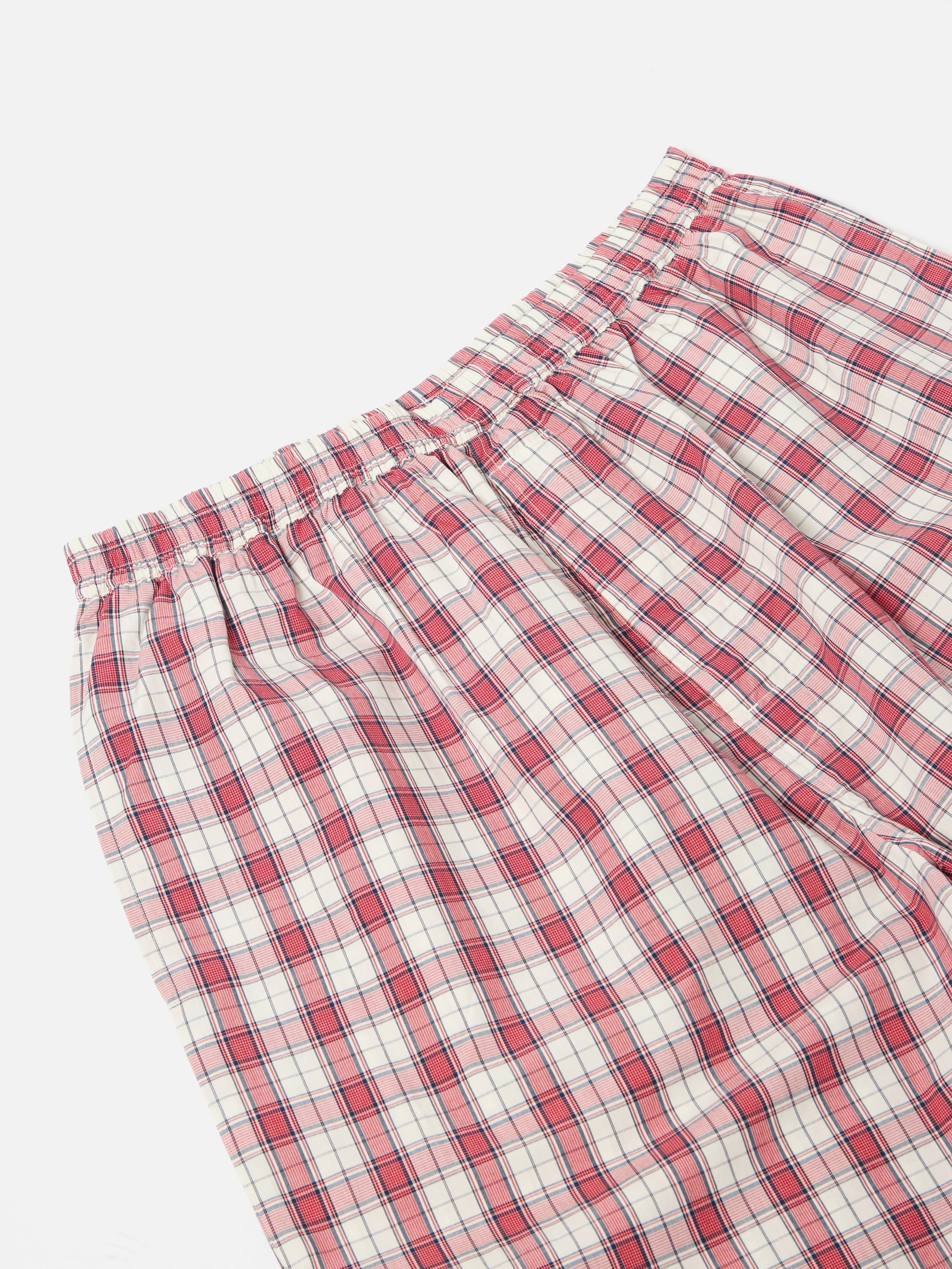 Red Cotton Check Pyjama Pant