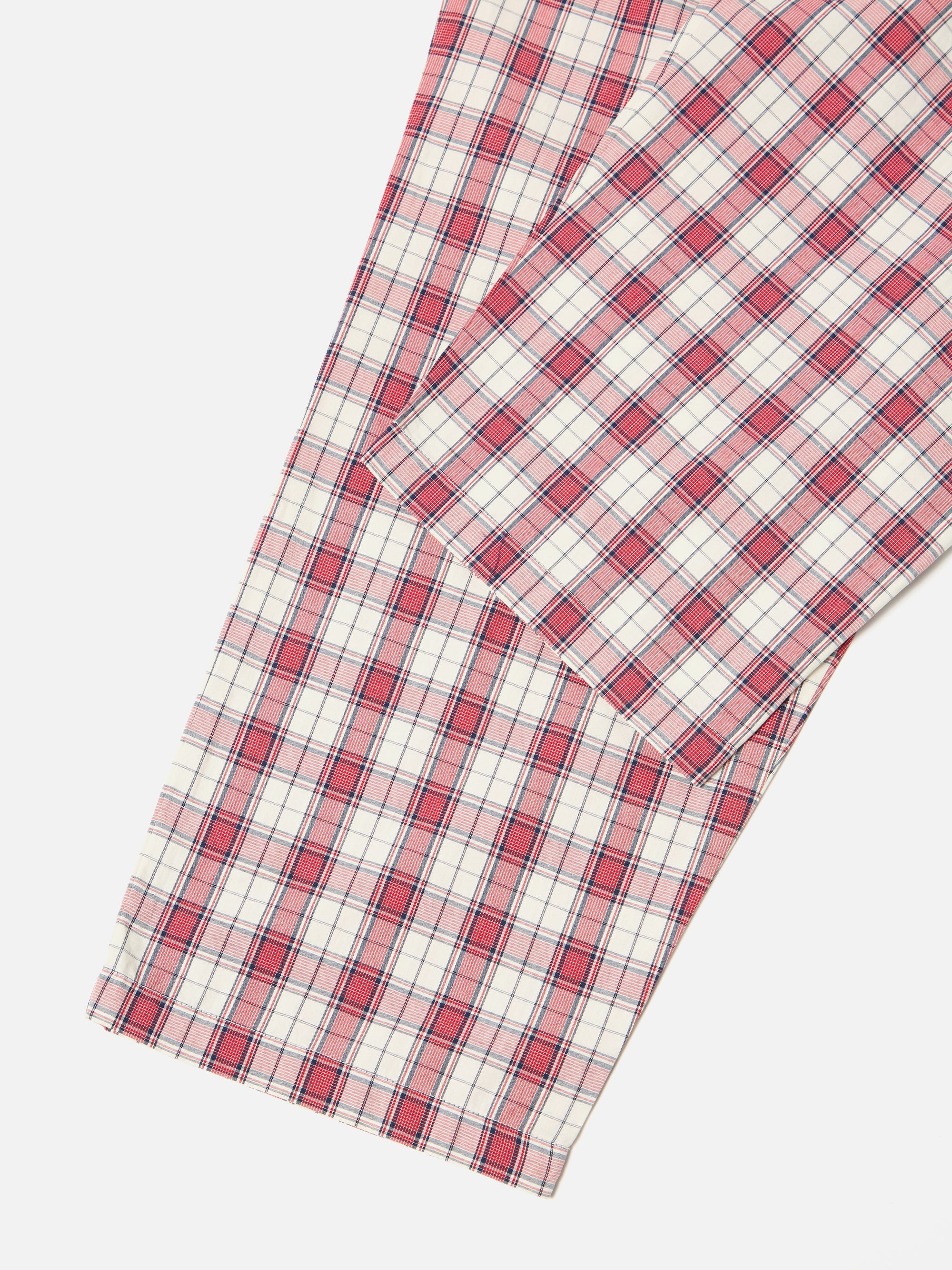Red Cotton Check Pyjama Pant