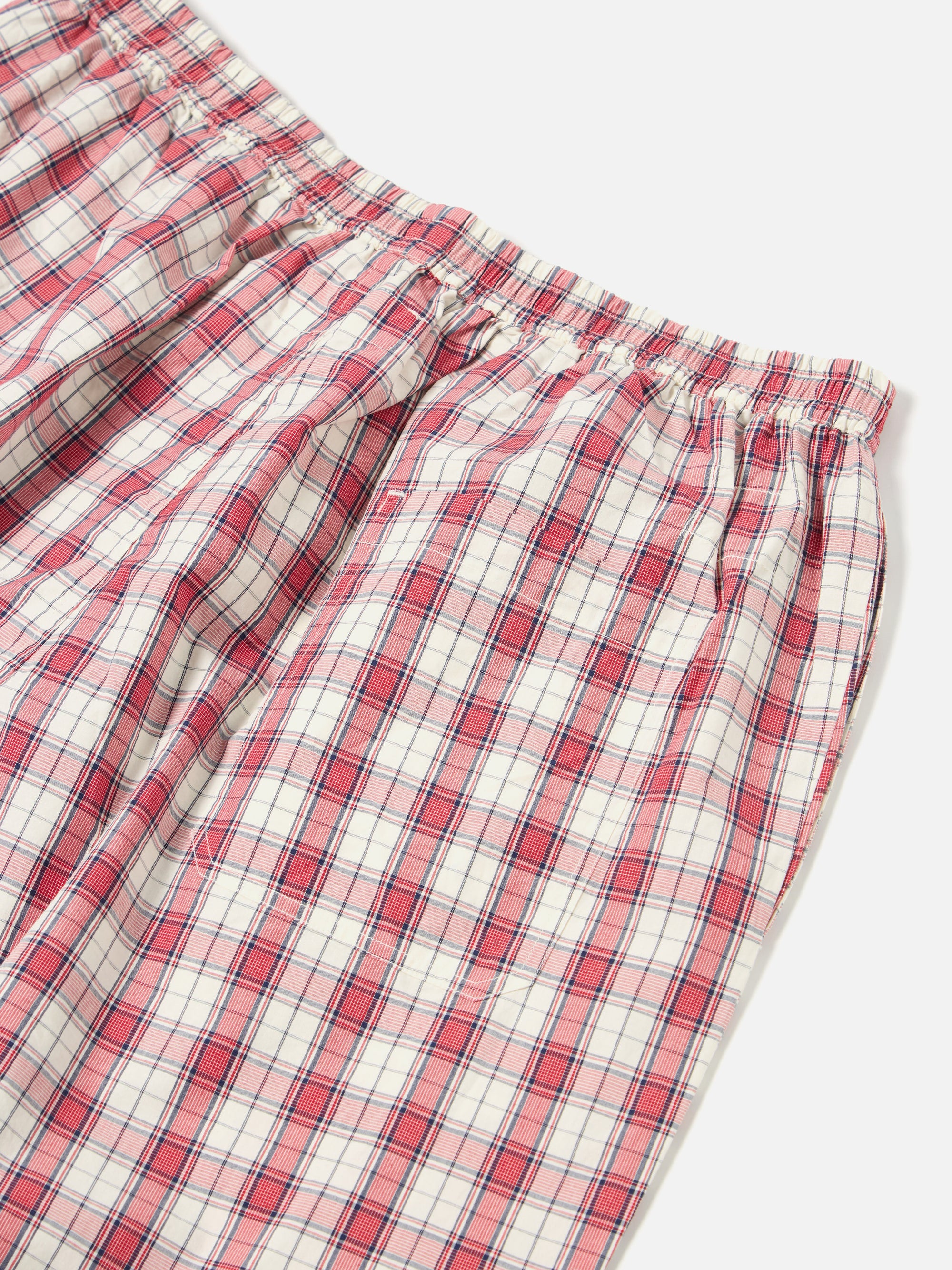 Red Cotton Check Pyjama Pant