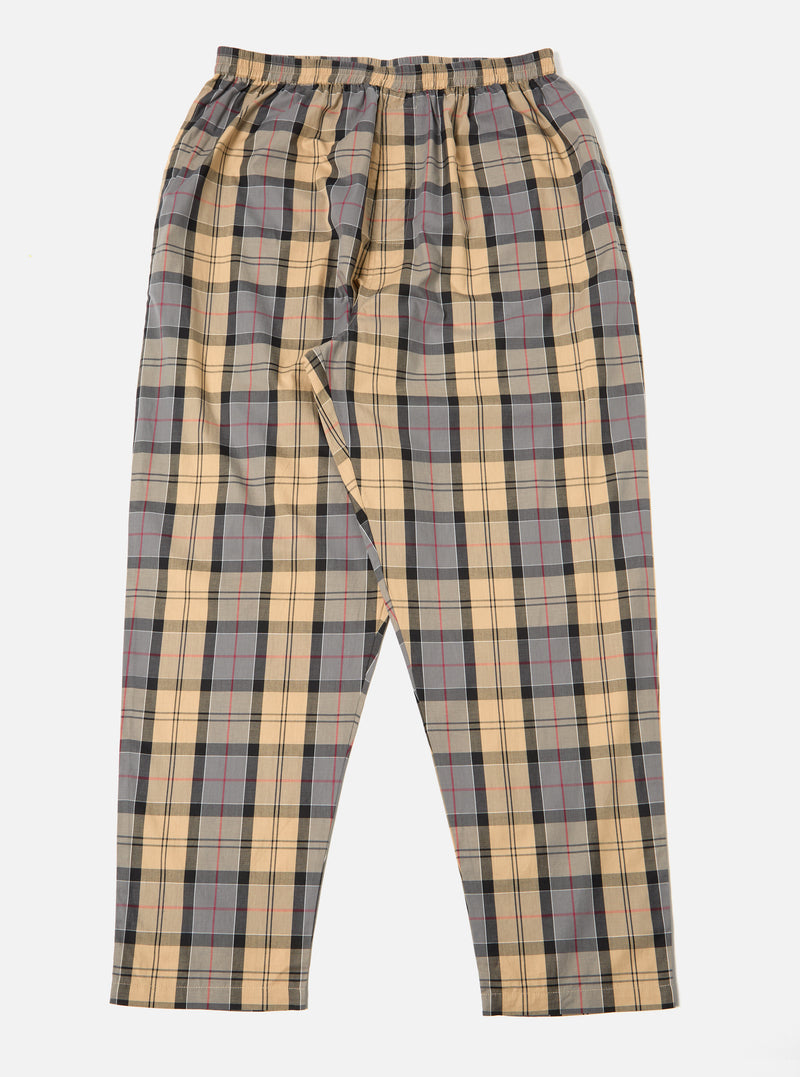 Sand Tartan Check Pyjama Pant