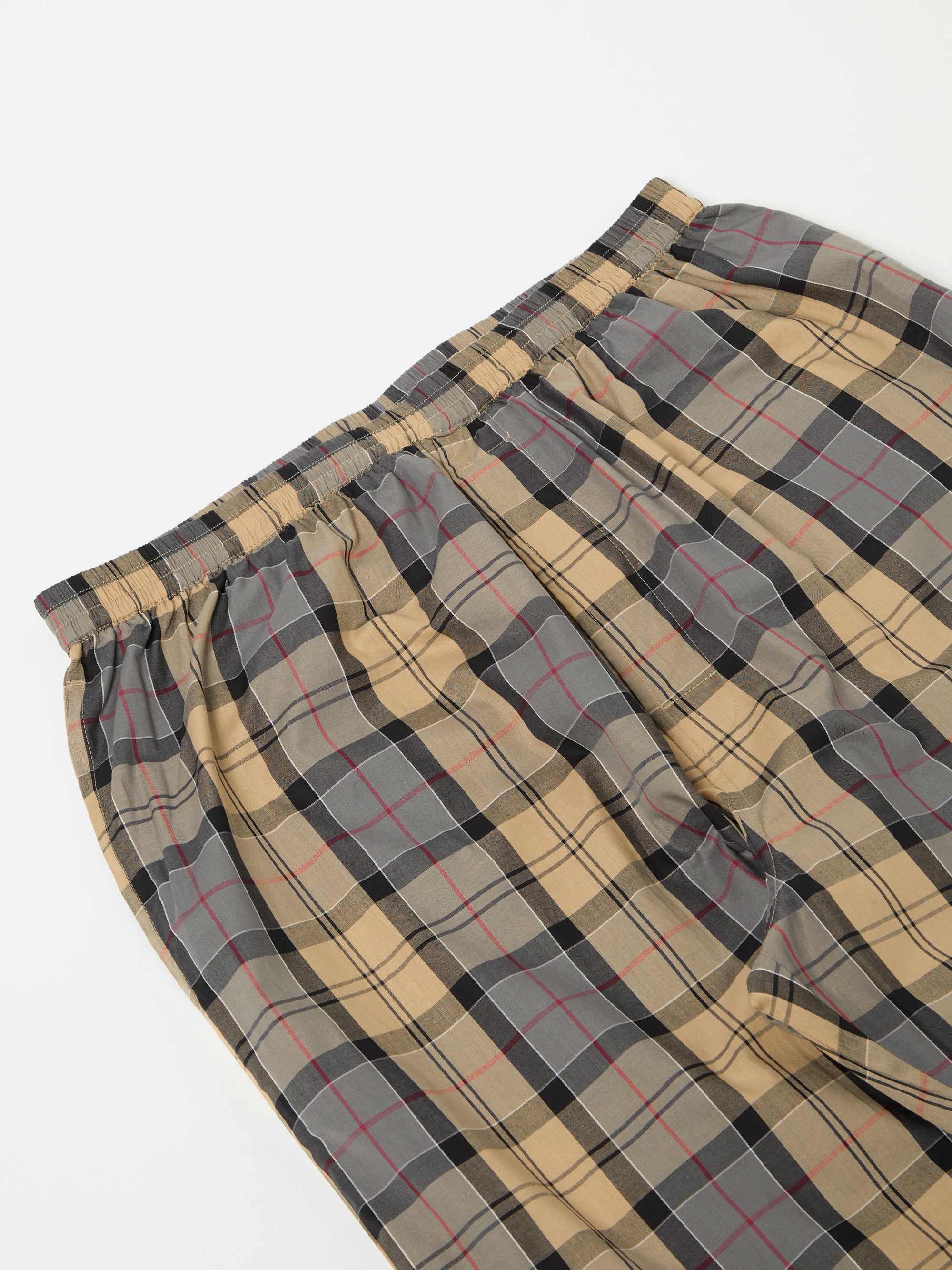 Sand Tartan Check Pyjama Pant