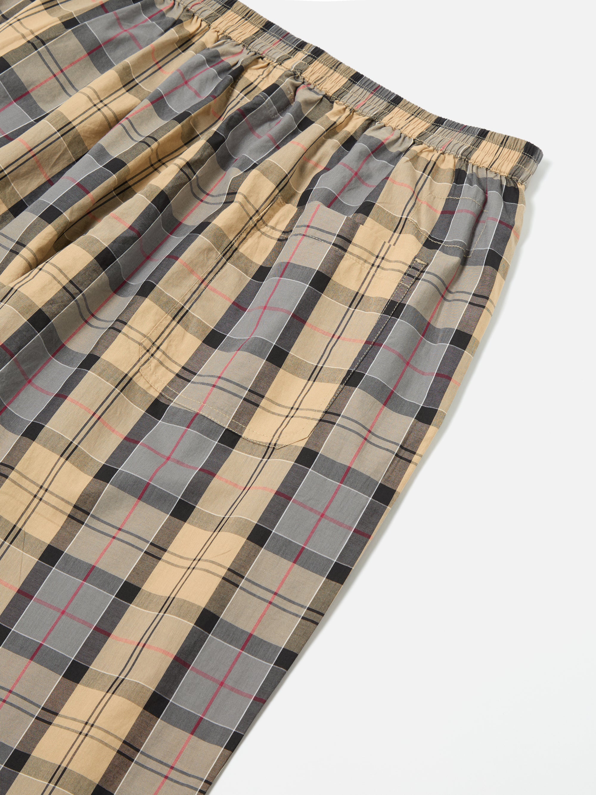 Sand Tartan Check Pyjama Pant