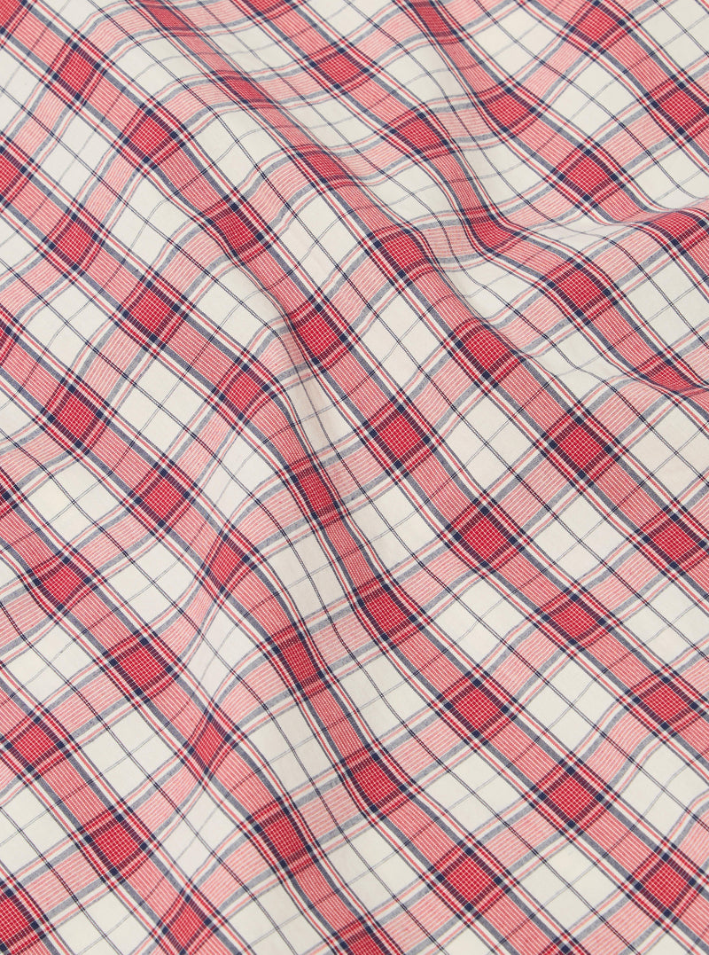 Red Cotton Check Pyjama Pant