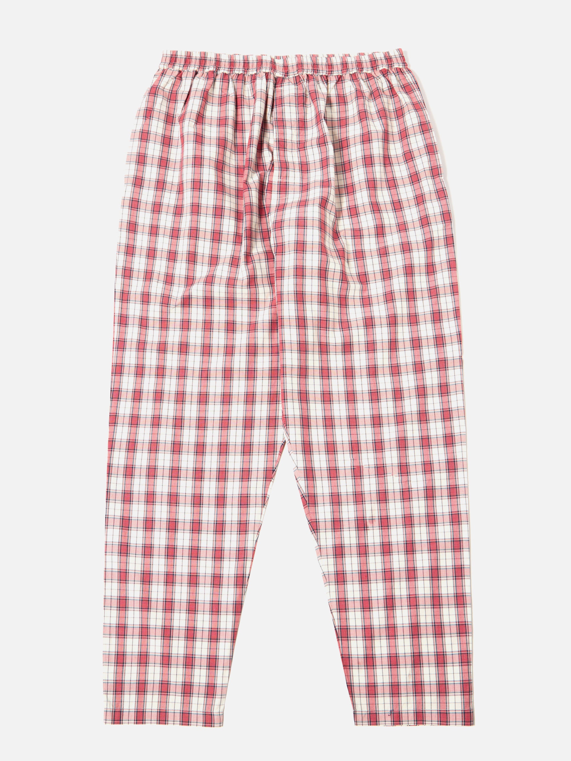 Red Cotton Check Pyjama Pant