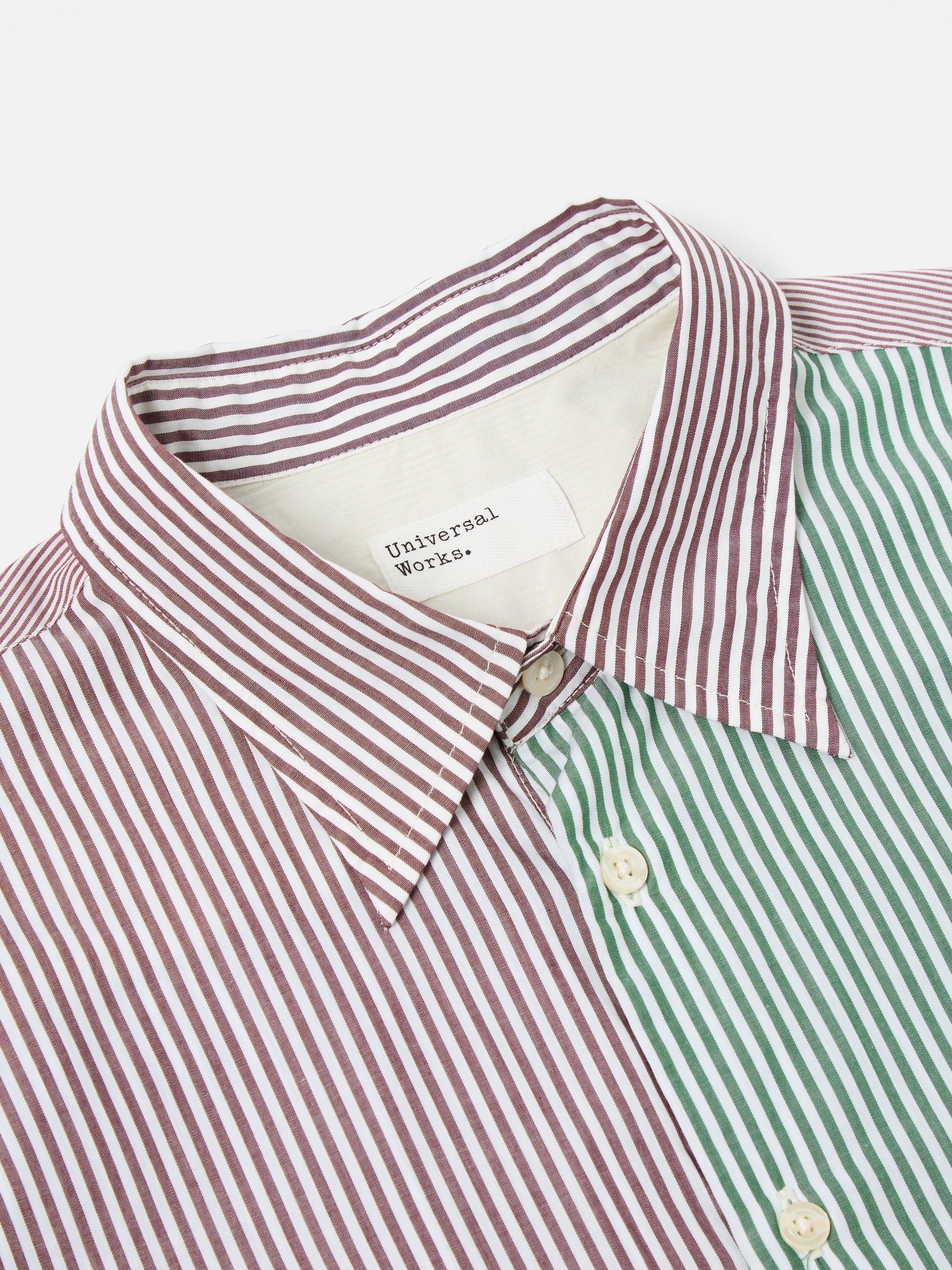 Multi Classic Stripes Square Pocket Shirt
