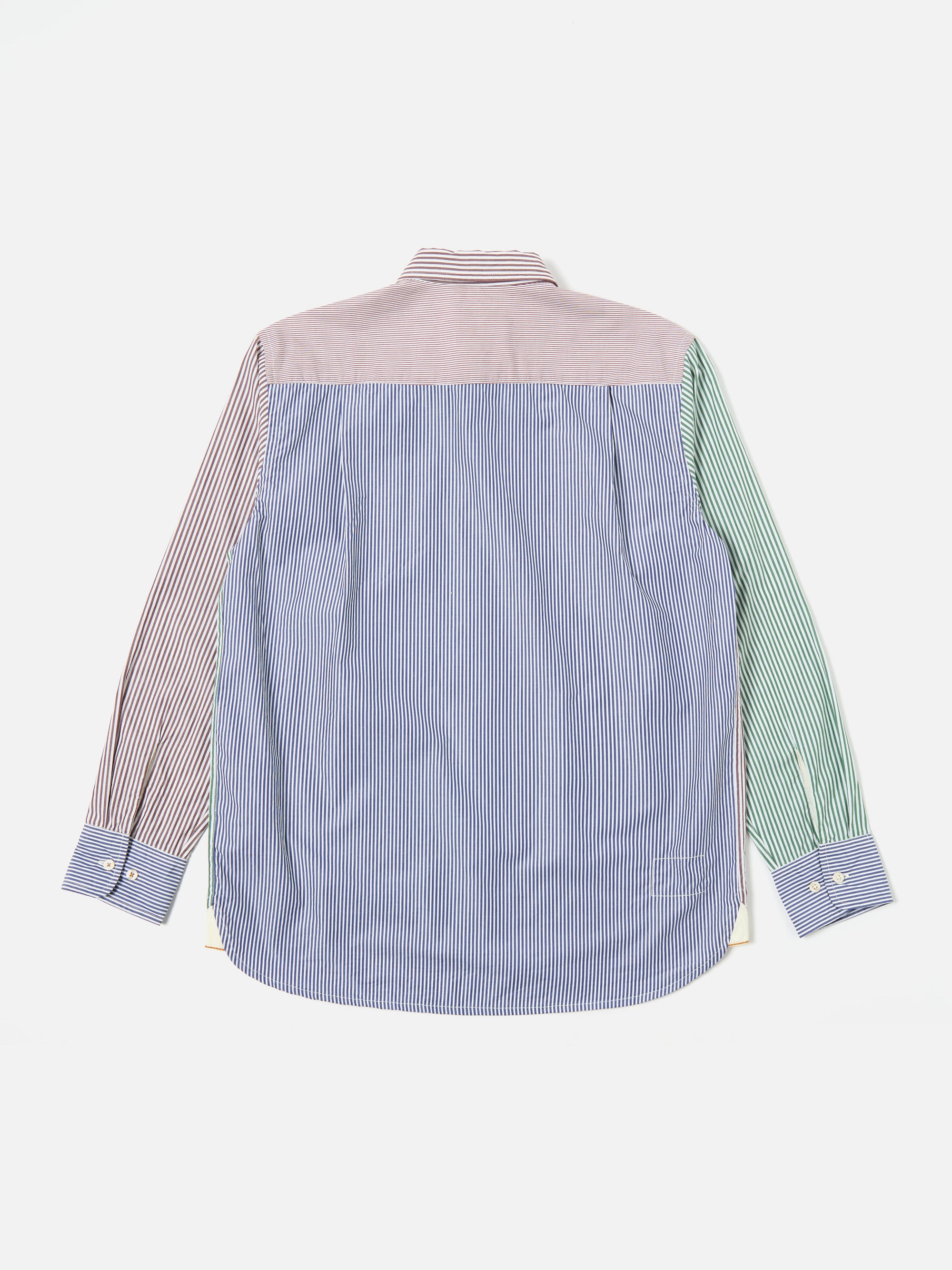 Multi Classic Stripes Square Pocket Shirt