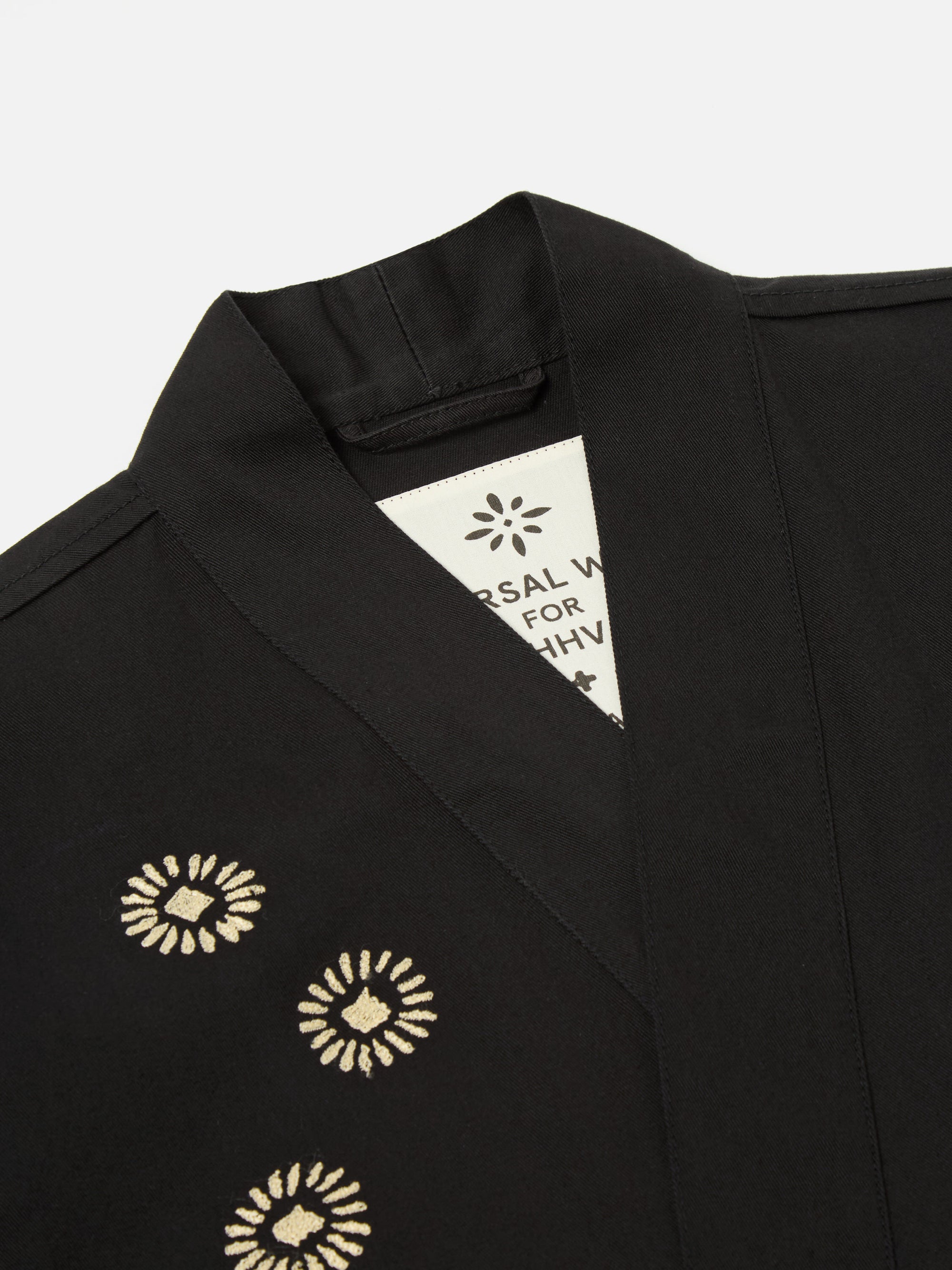 HHV x Universal Works Black Twill Kyoto Work Jacket