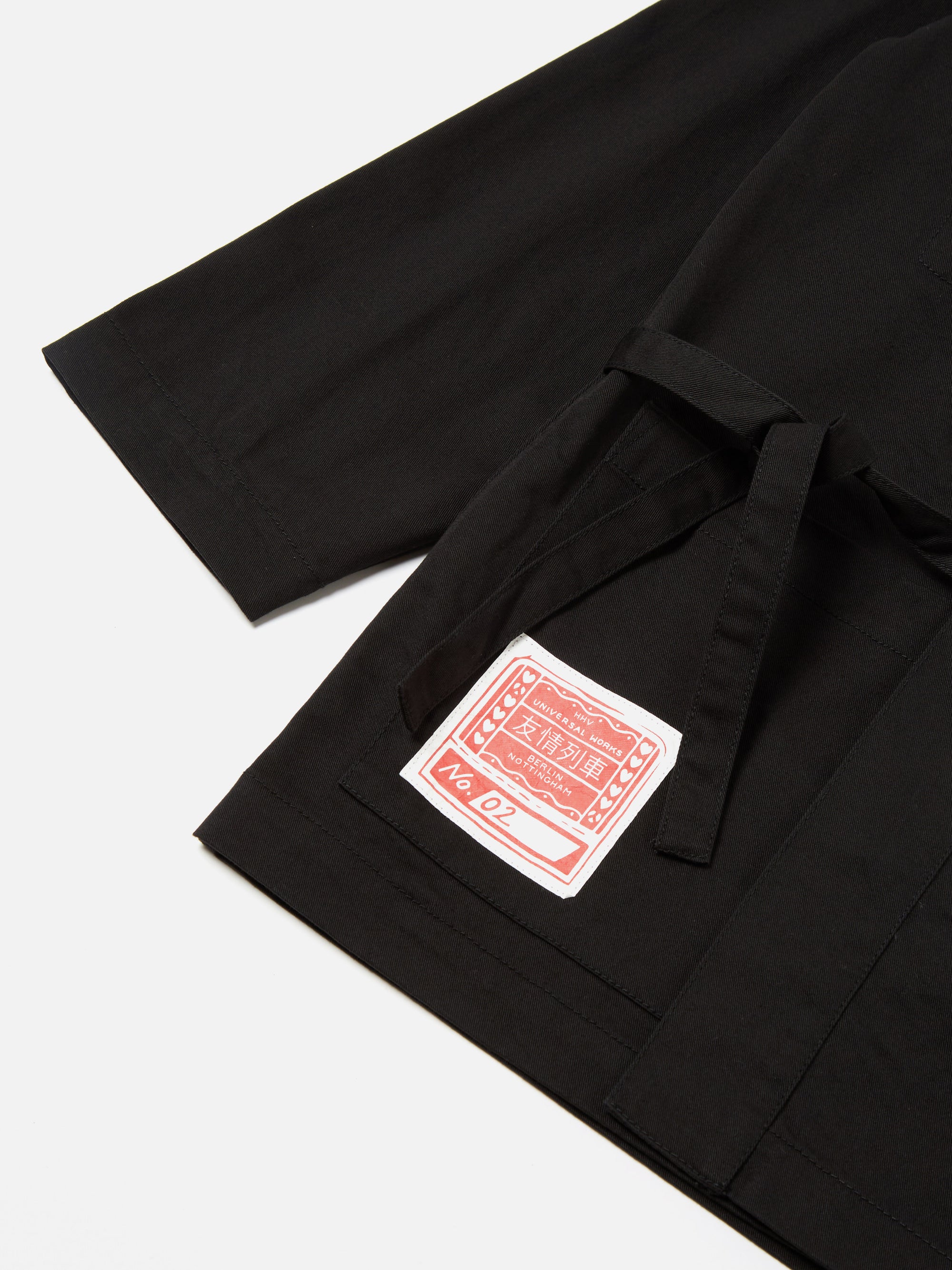 HHV x Universal Works Black Twill Kyoto Work Jacket