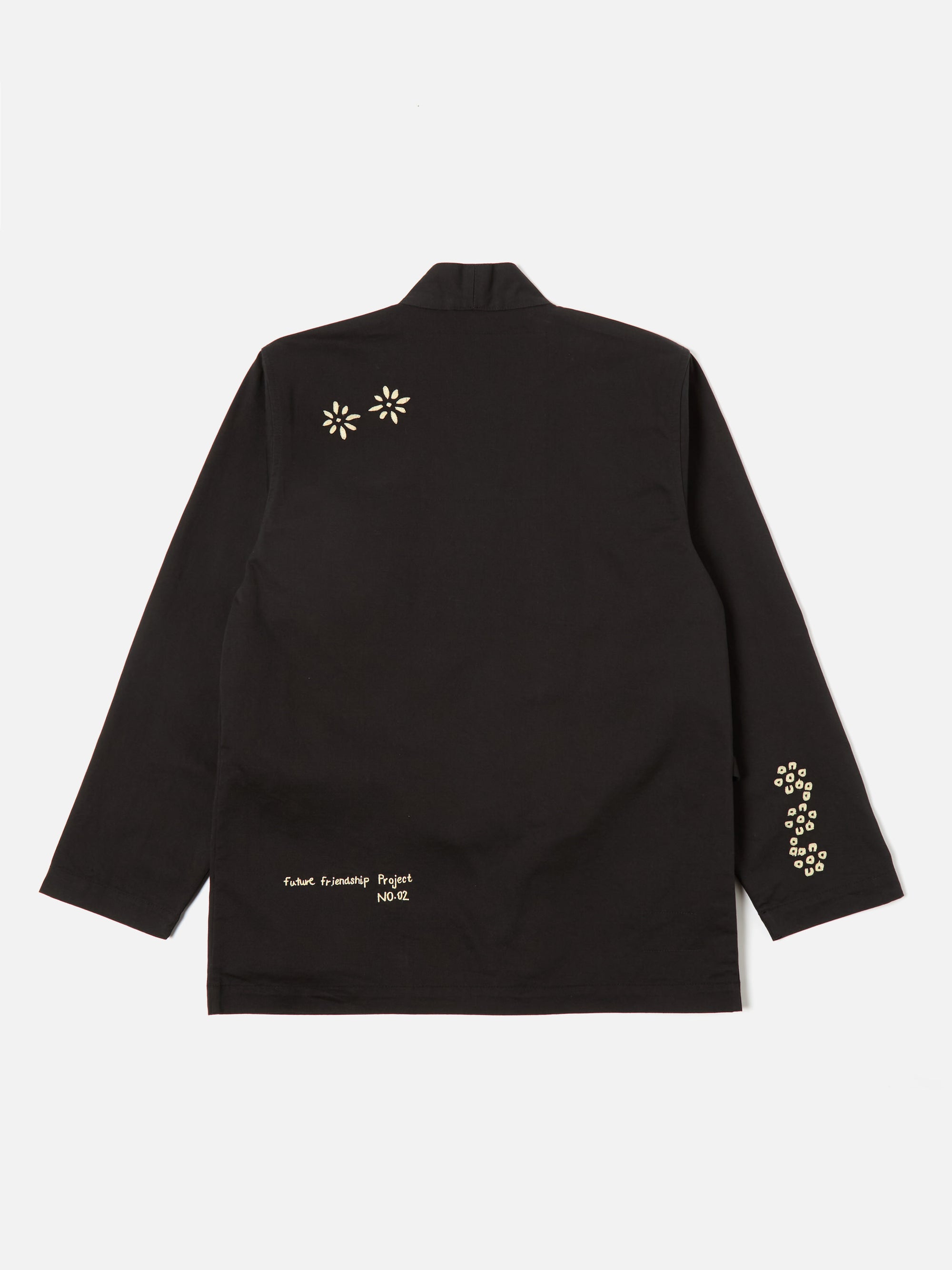 HHV x Universal Works Black Twill Kyoto Work Jacket