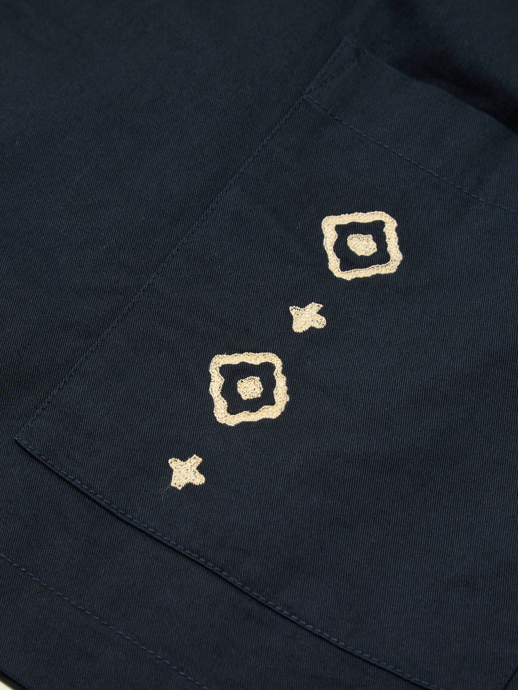 HHV x Universal Works Navy Twill Kyoto Work Shirt