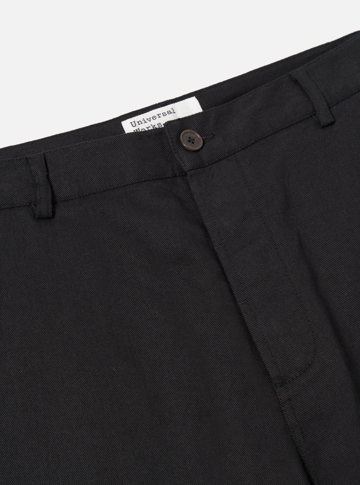 Black Works Twill Military Chino