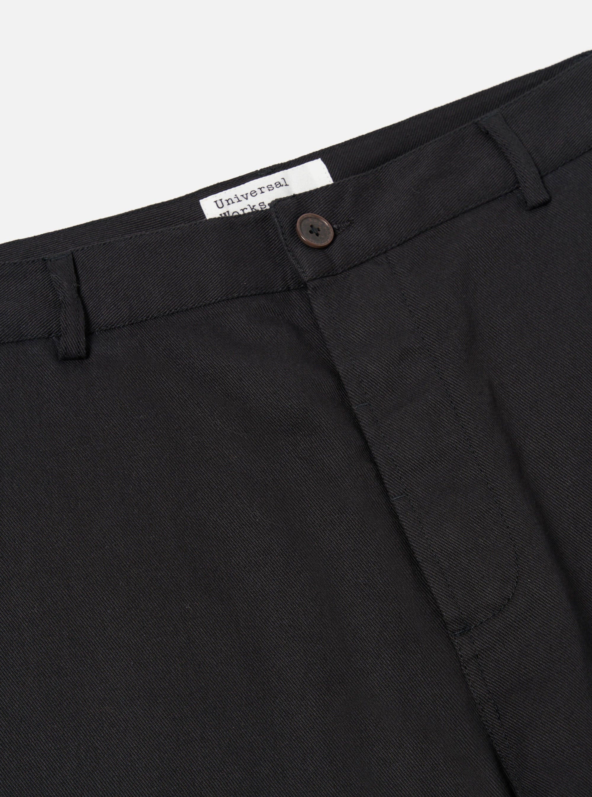 Black Works Twill Military Chino