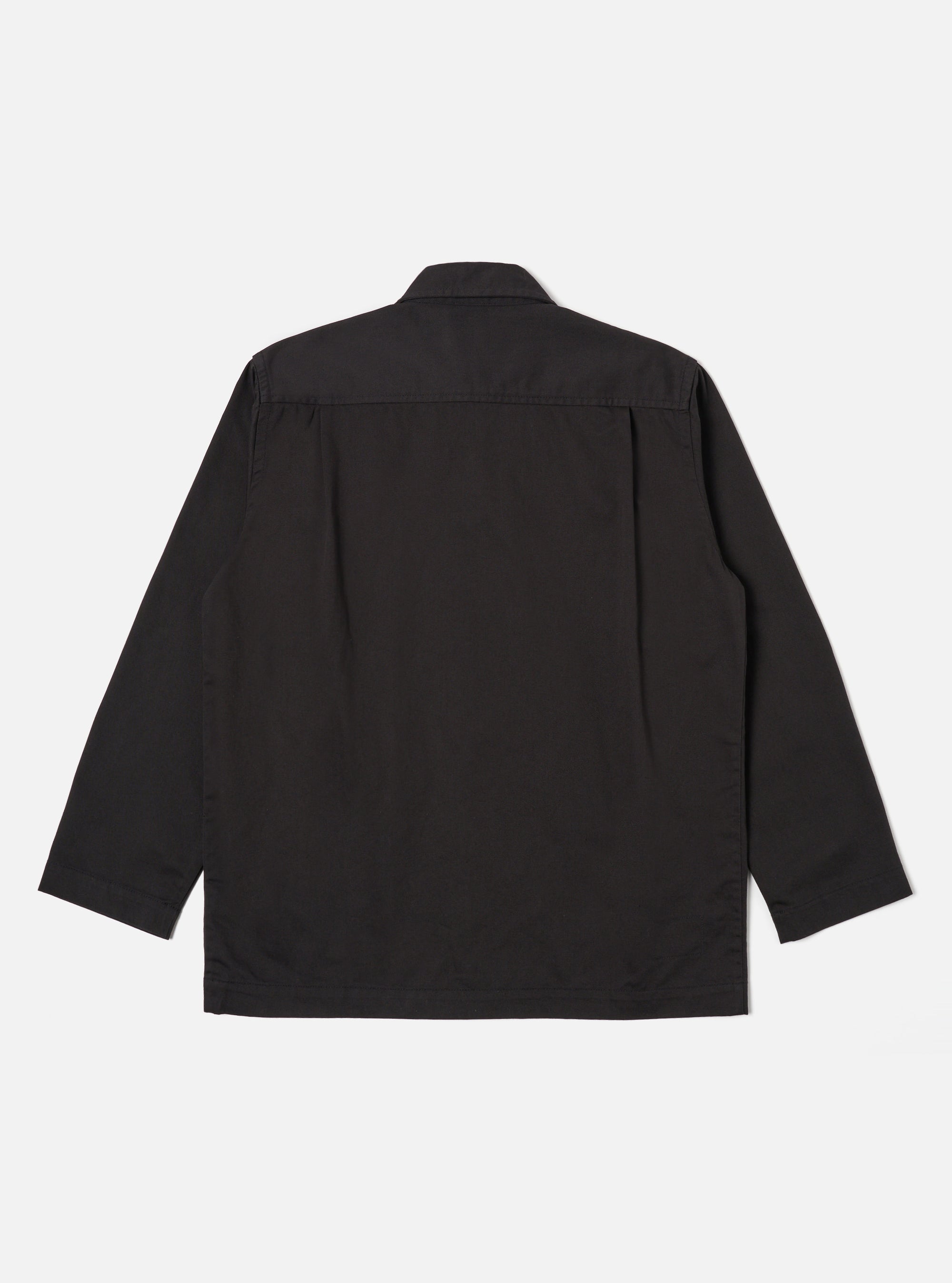 Black Twill Dockside Overshirt
