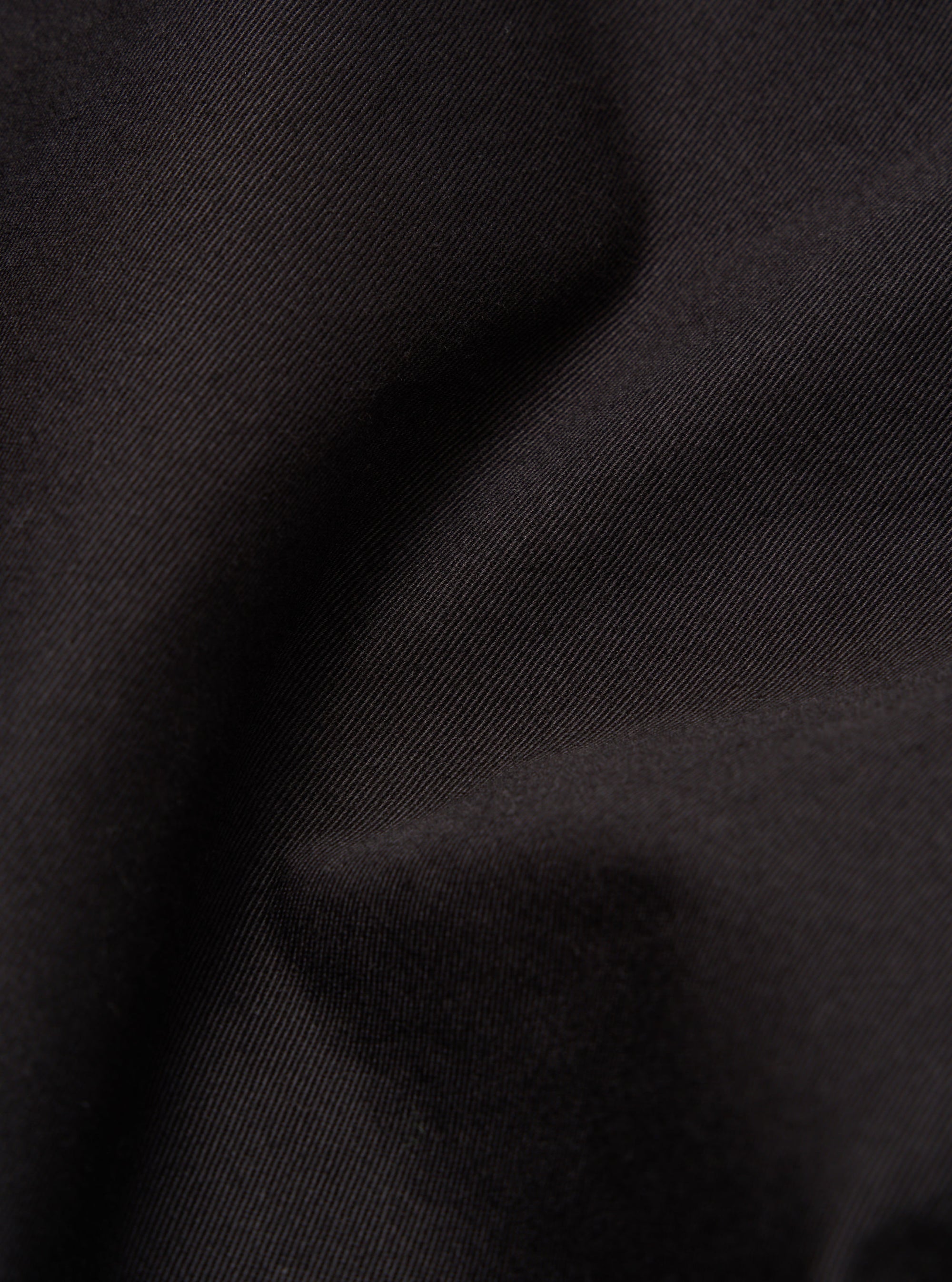 Black Twill Dockside Overshirt
