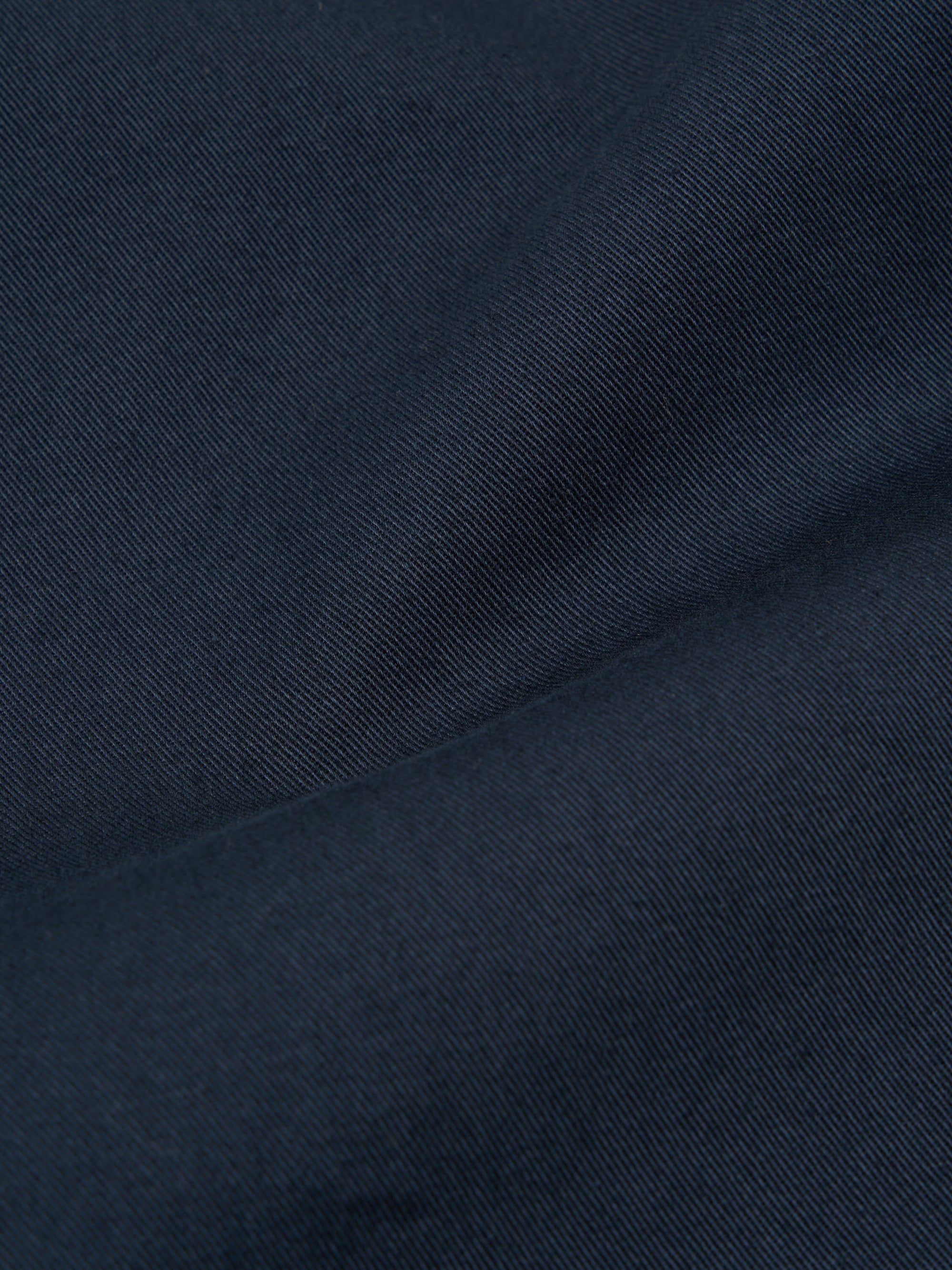 Navy Twill Double Pleat Pant