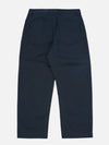 Back view of the Navy Twill Duke Pant on a white background. The pants are a dark navy color and appear to be made of a soft twill fabric with a relaxed fit.