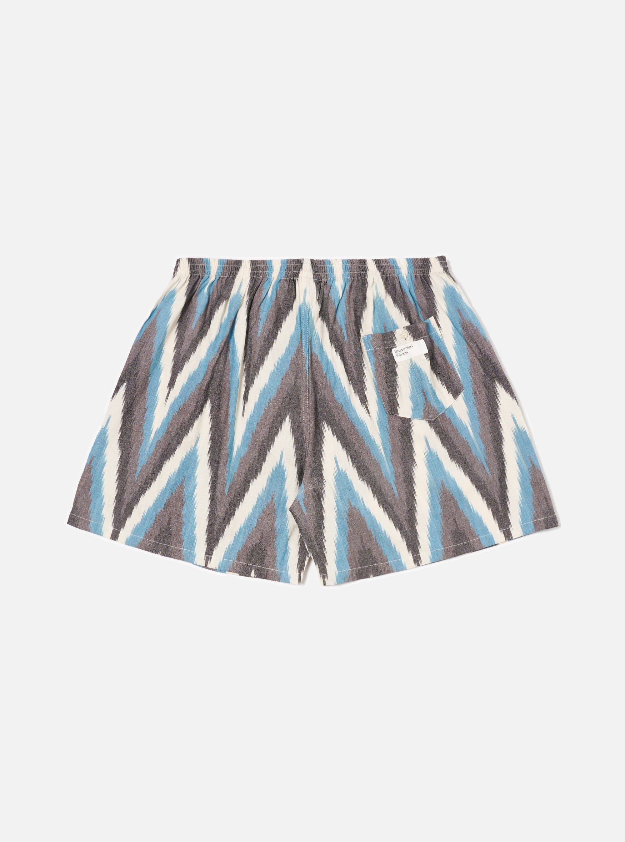 Ecru Ikat II Cotton Boxer Short