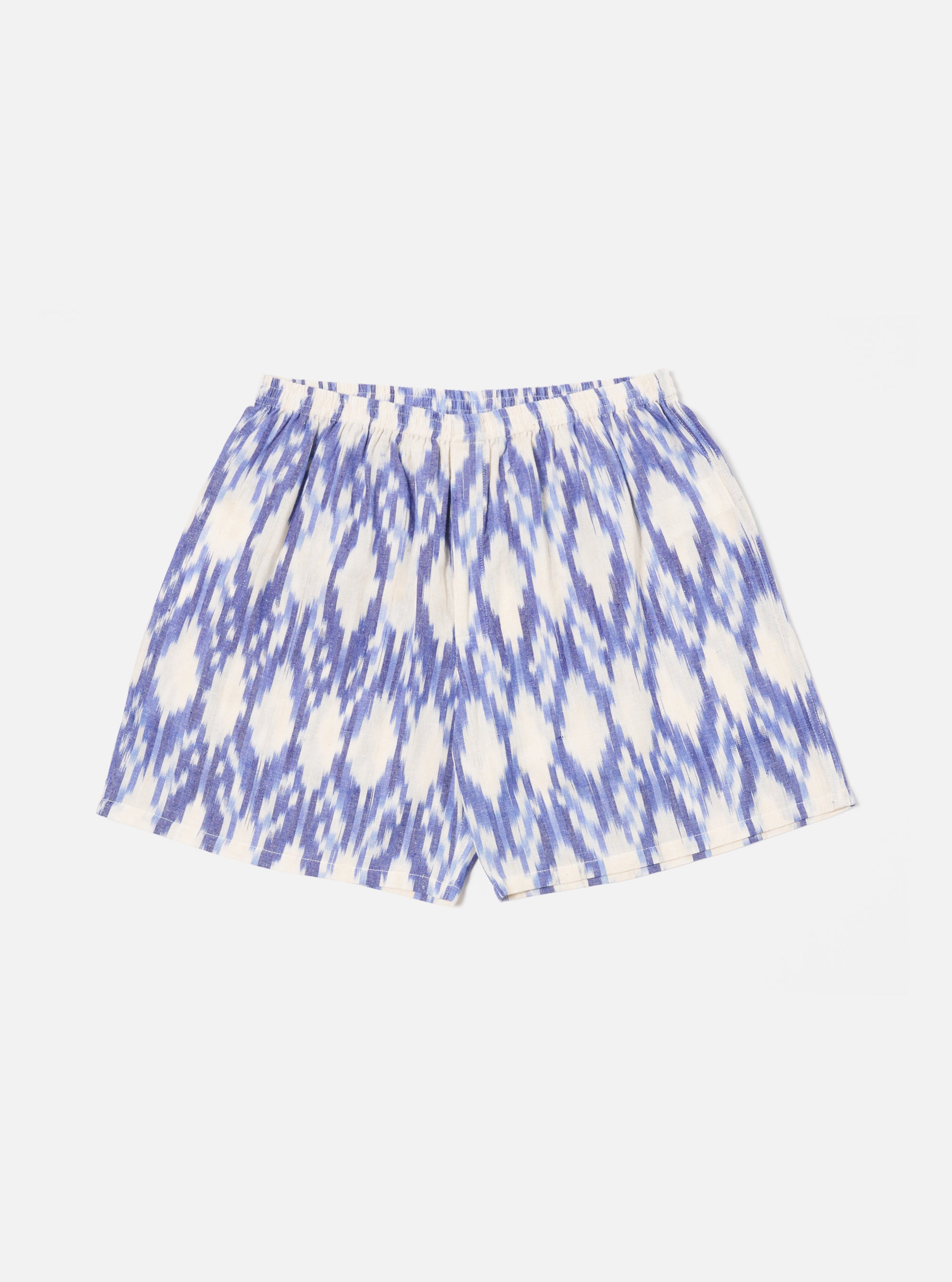 Ecru Ikat I Cotton Boxer Short