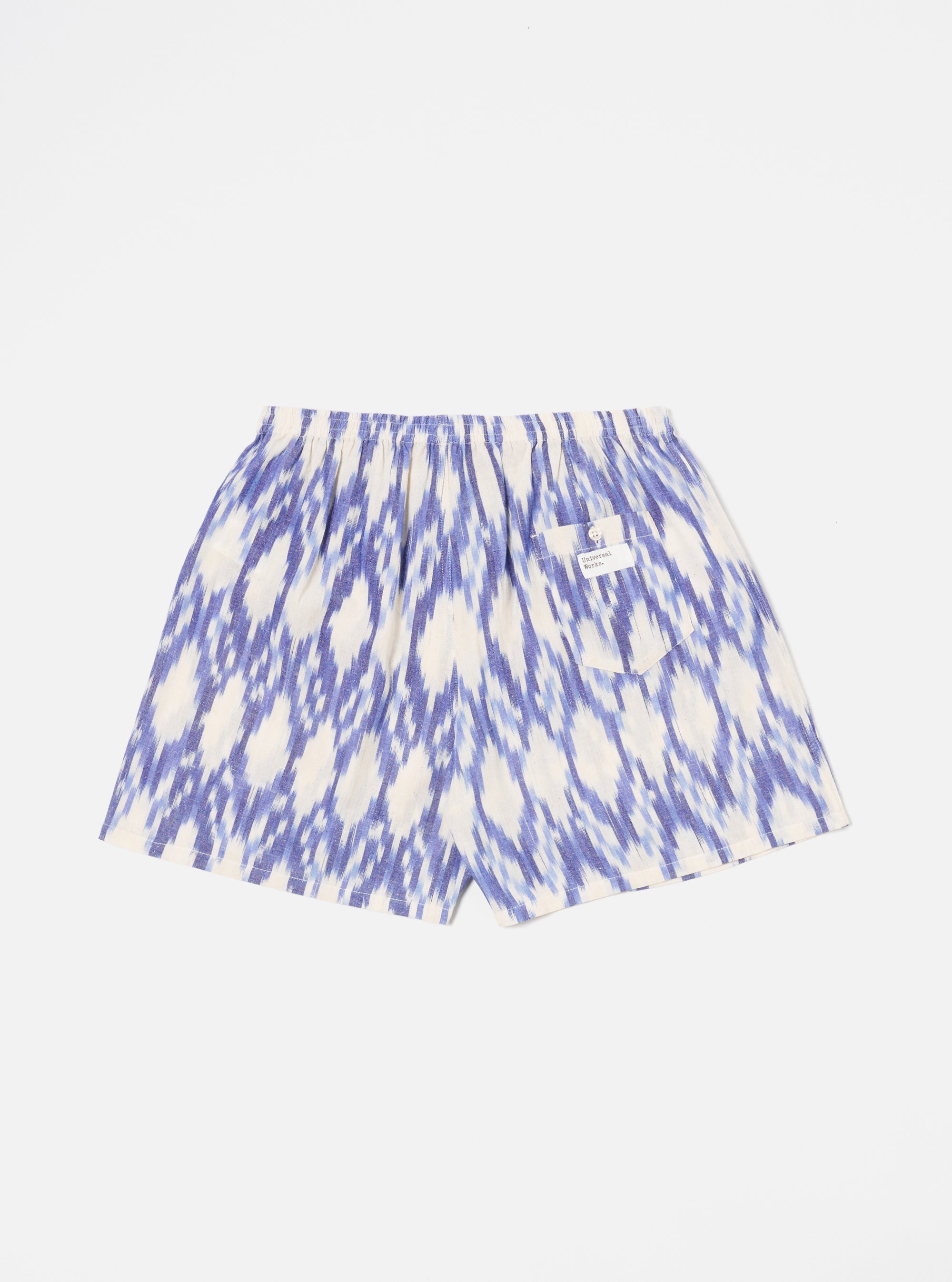 Ecru Ikat I Cotton Boxer Short