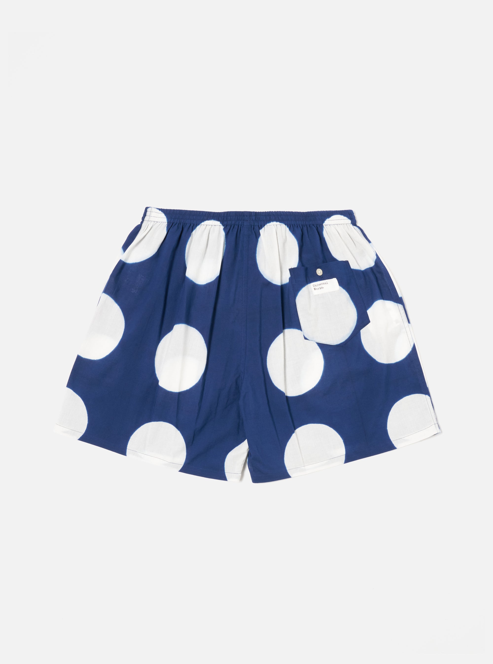 Indigo Big Dot Print Boxer Short