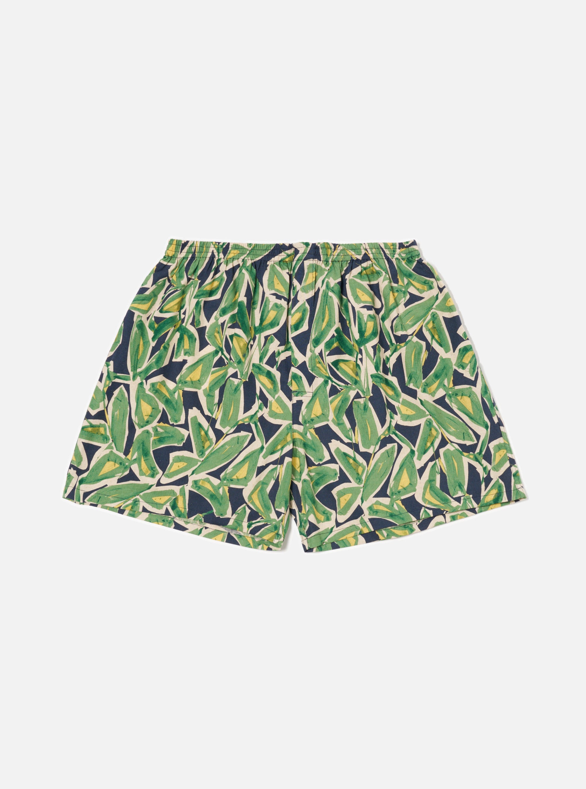 Navy Artist Flower Lincot Boxer Short