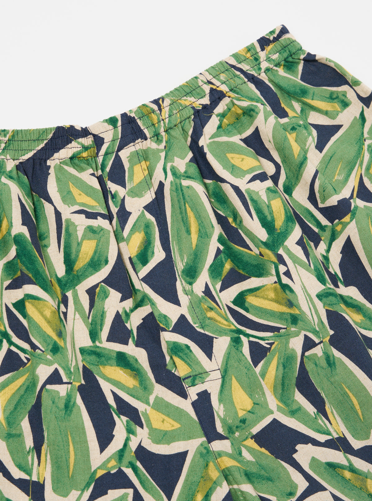 Navy Artist Flower Lincot Boxer Short