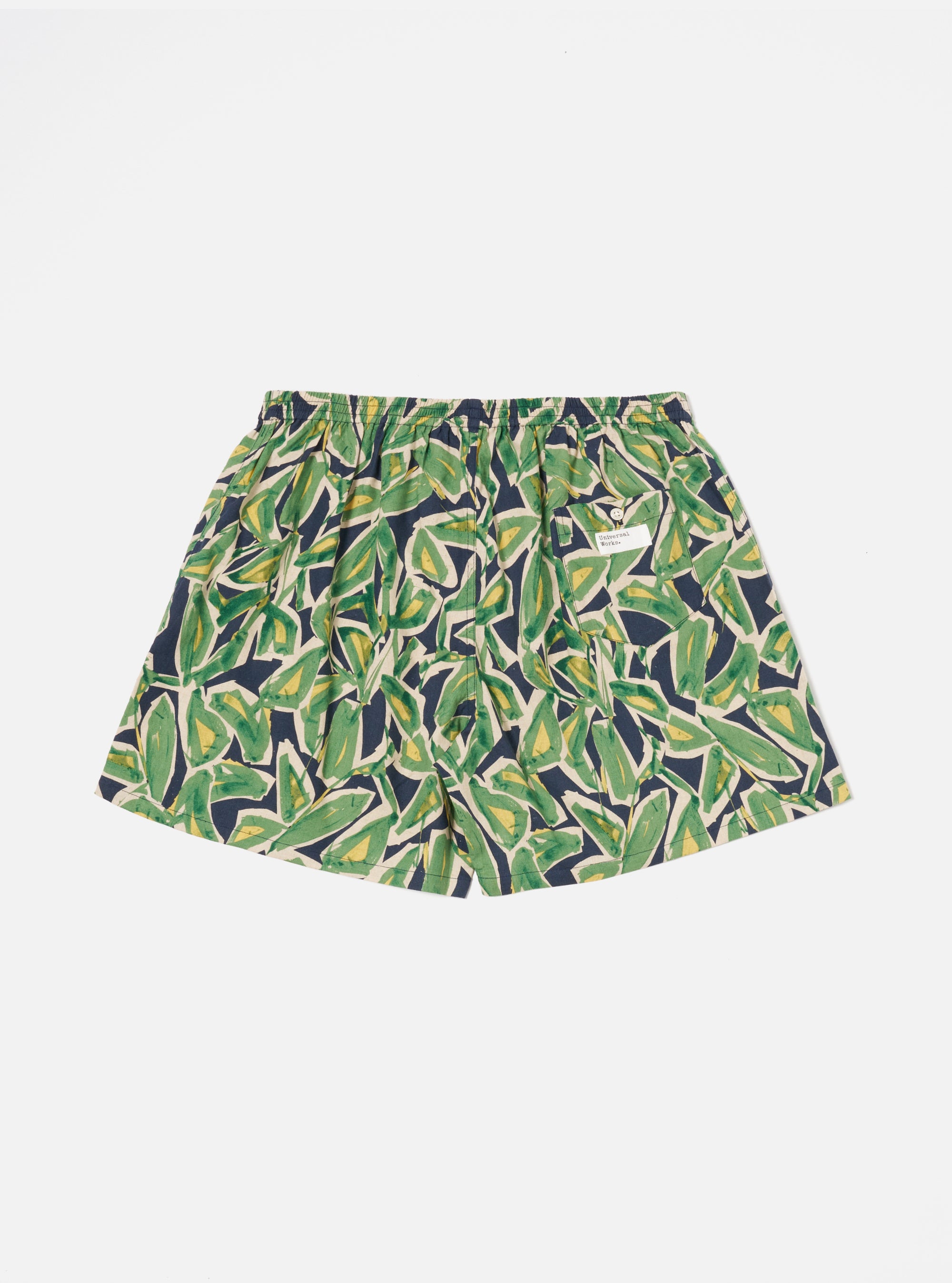 Navy Artist Flower Lincot Boxer Short