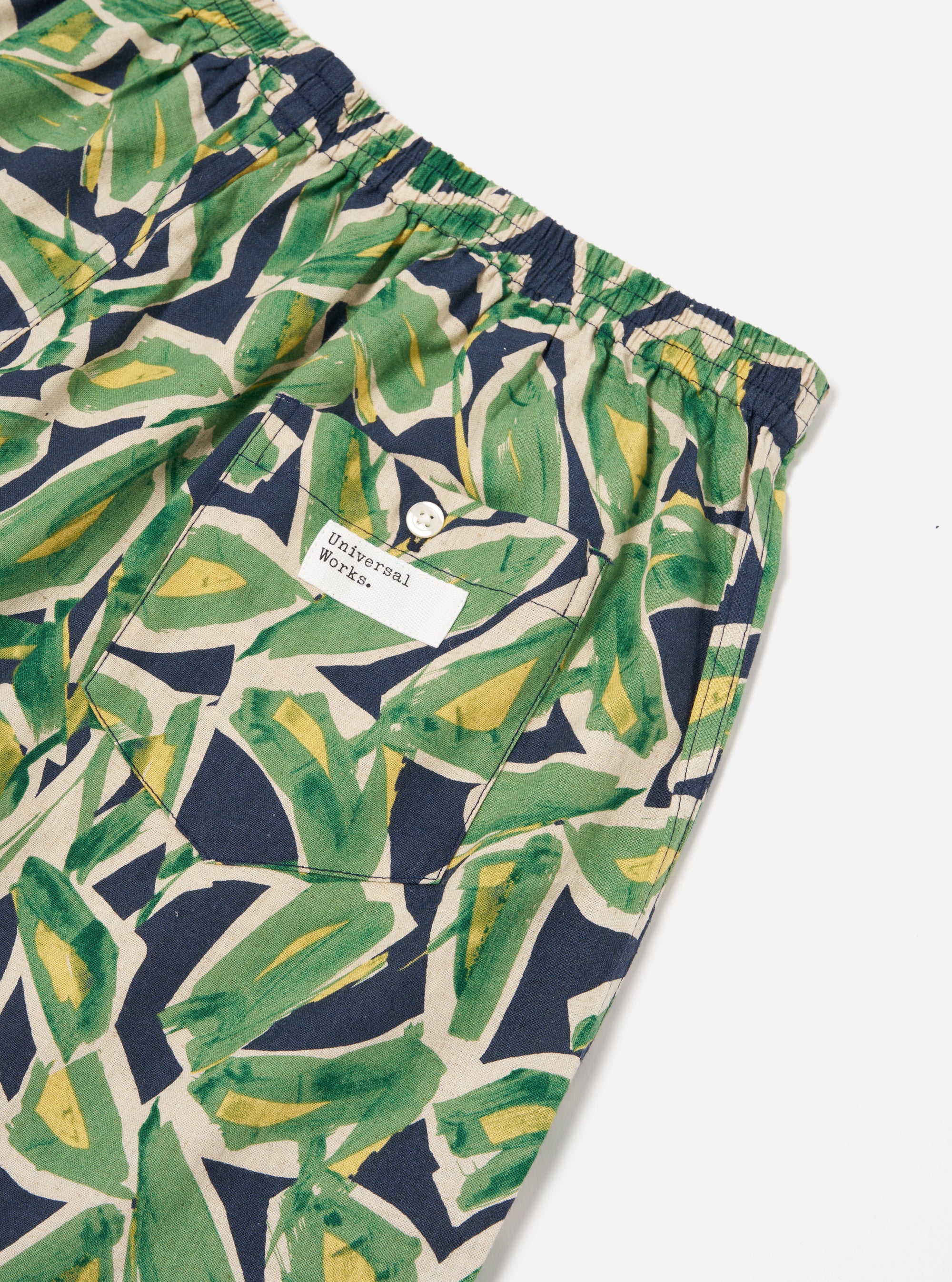 Navy Artist Flower Lincot Boxer Short