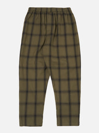 Olive Shadow Check Pyjama Pant