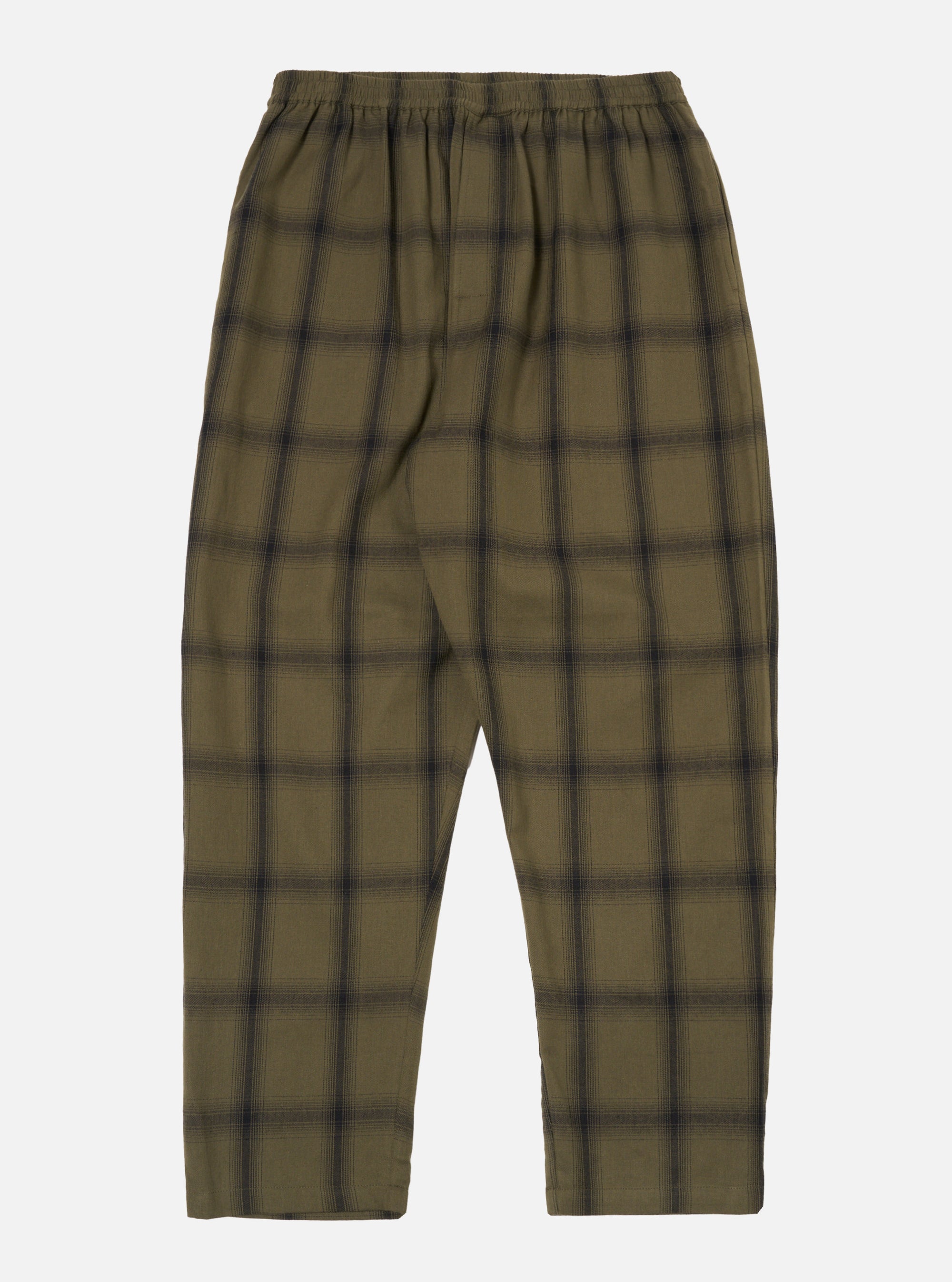 Olive Shadow Check Pyjama Pant