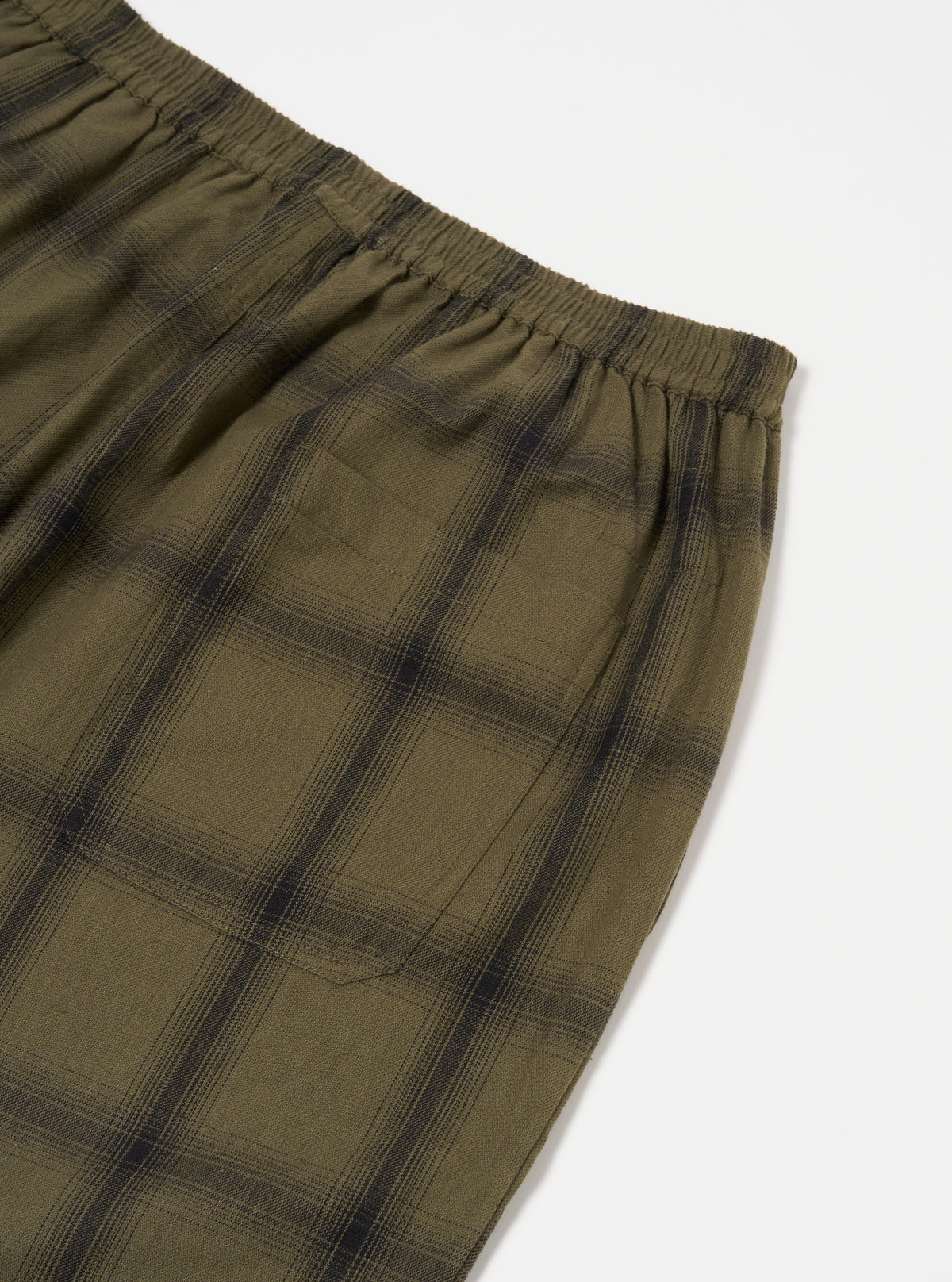Olive Shadow Check Pyjama Pant