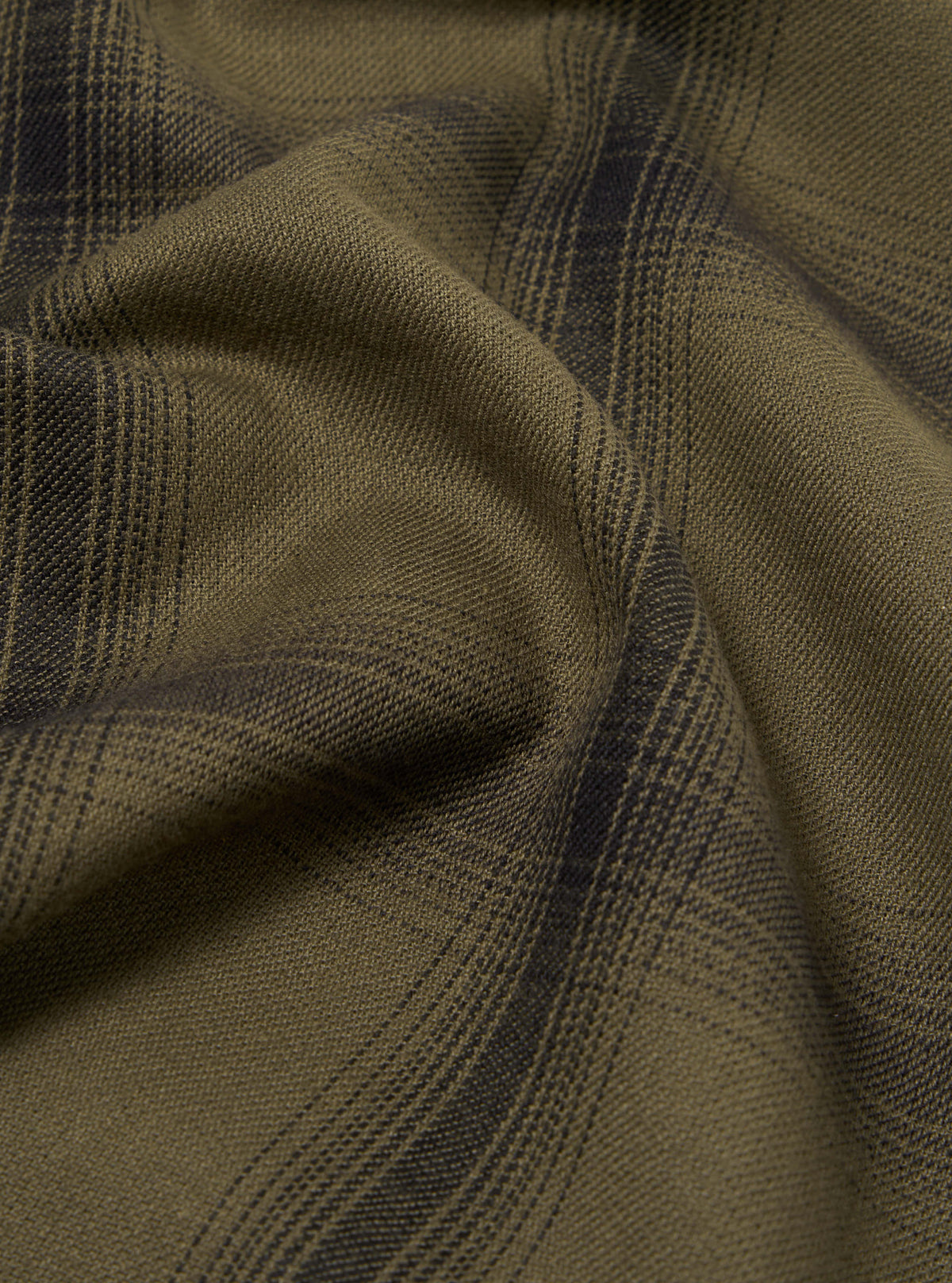 Olive Shadow Check Pyjama Pant