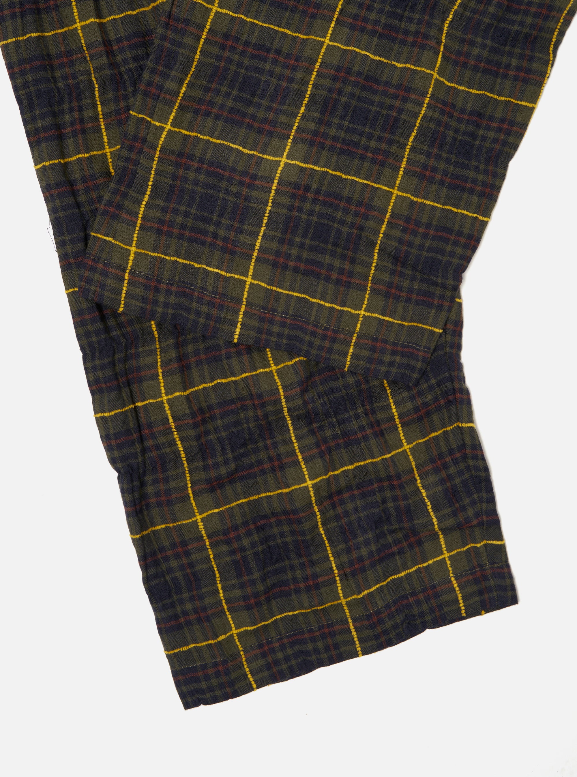 Olive JP Herringbone Check Pyjama Pant