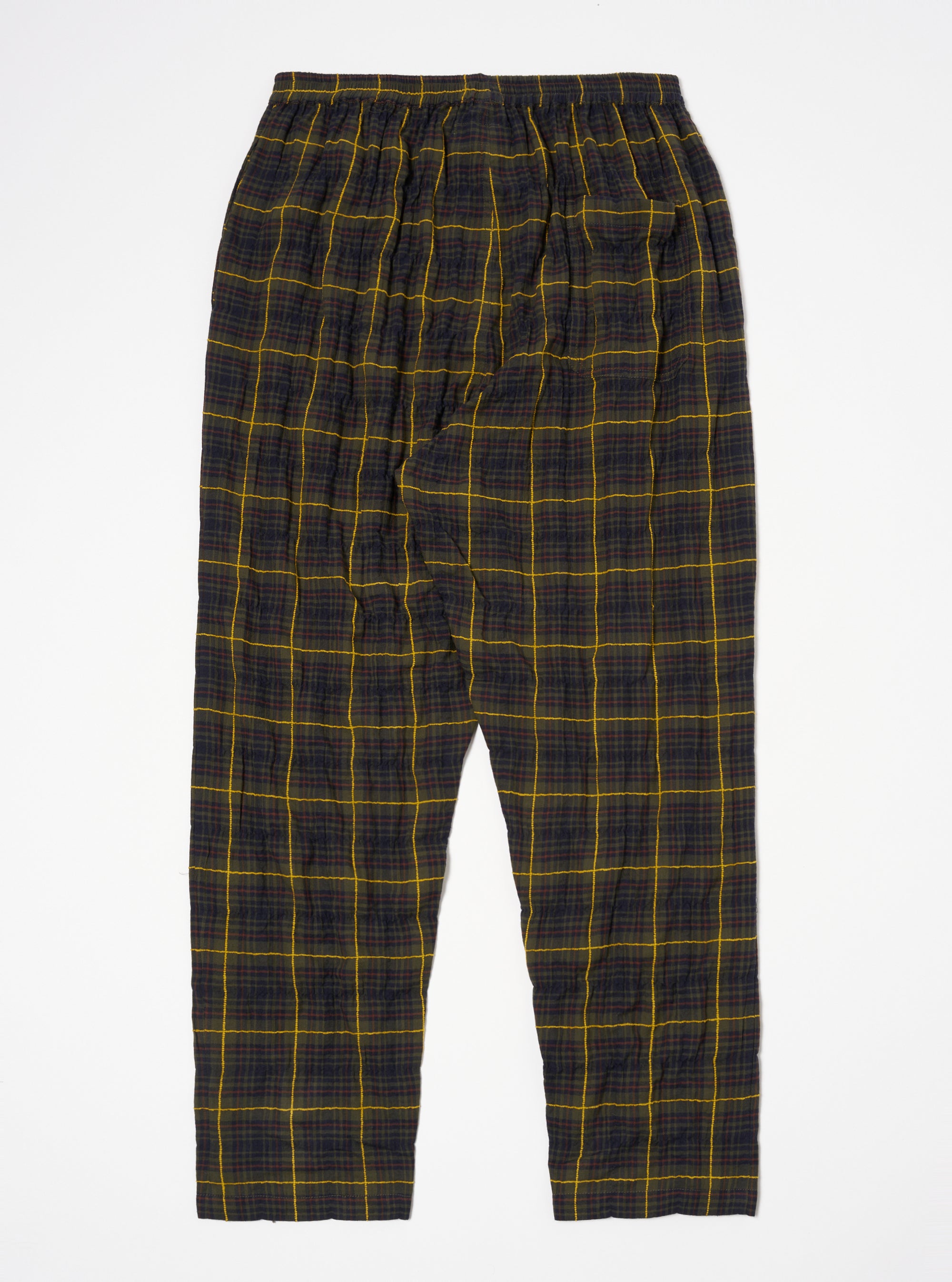 Olive JP Herringbone Check Pyjama Pant