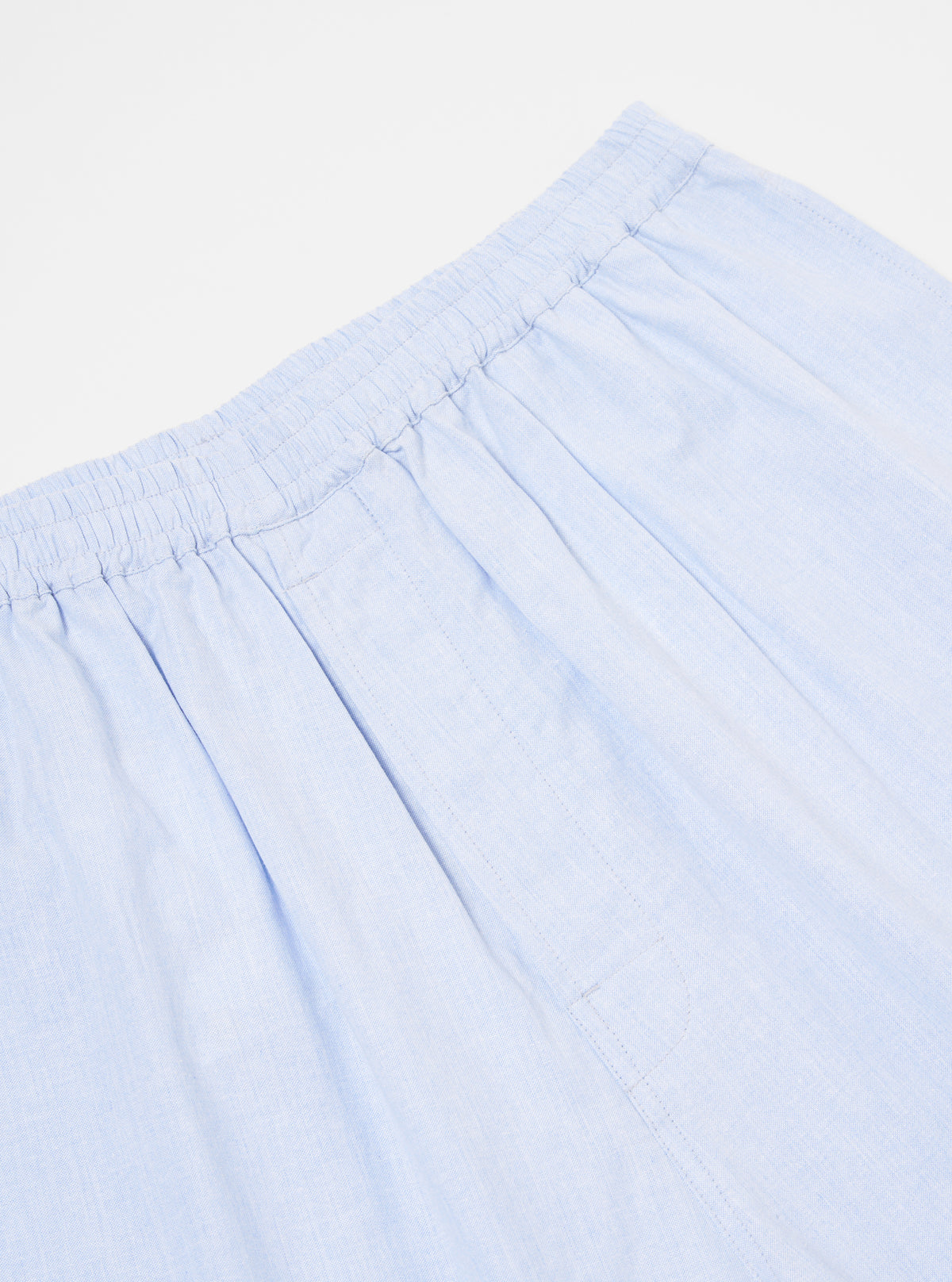 Ice Blue Recycled Cotton Pyjama Short