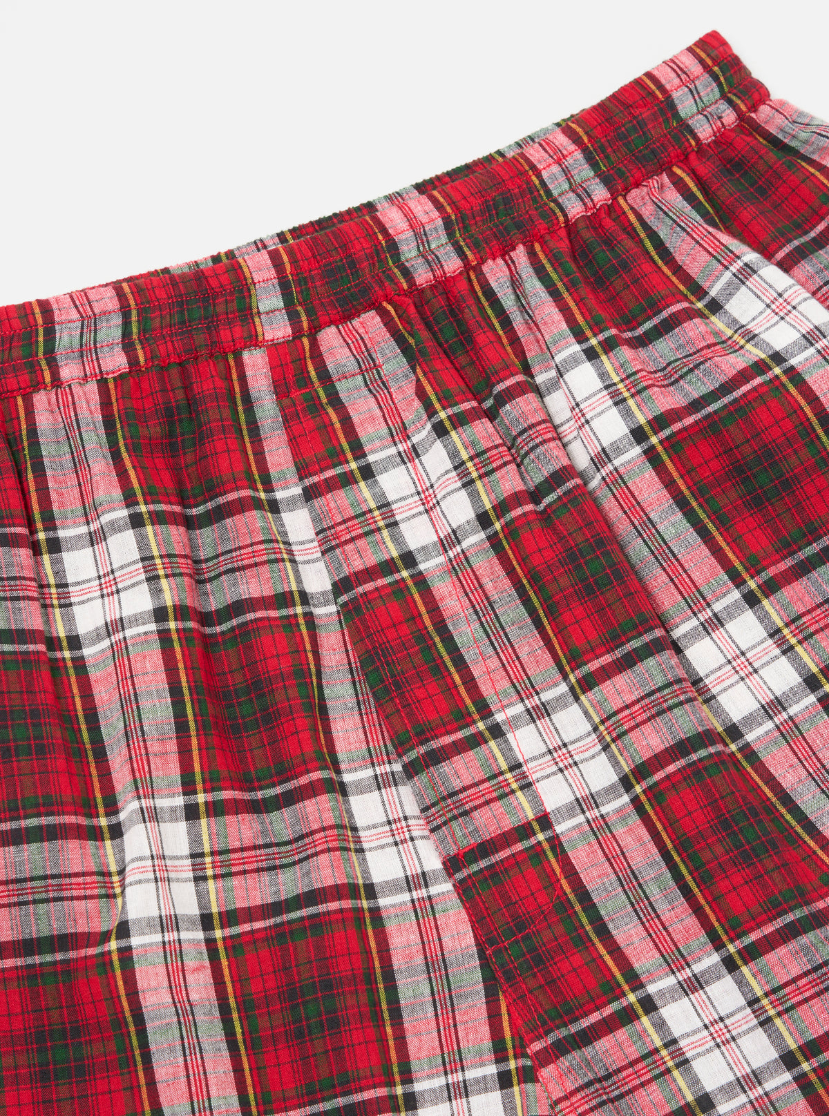 Red Madras Check Short Pyjama Set
