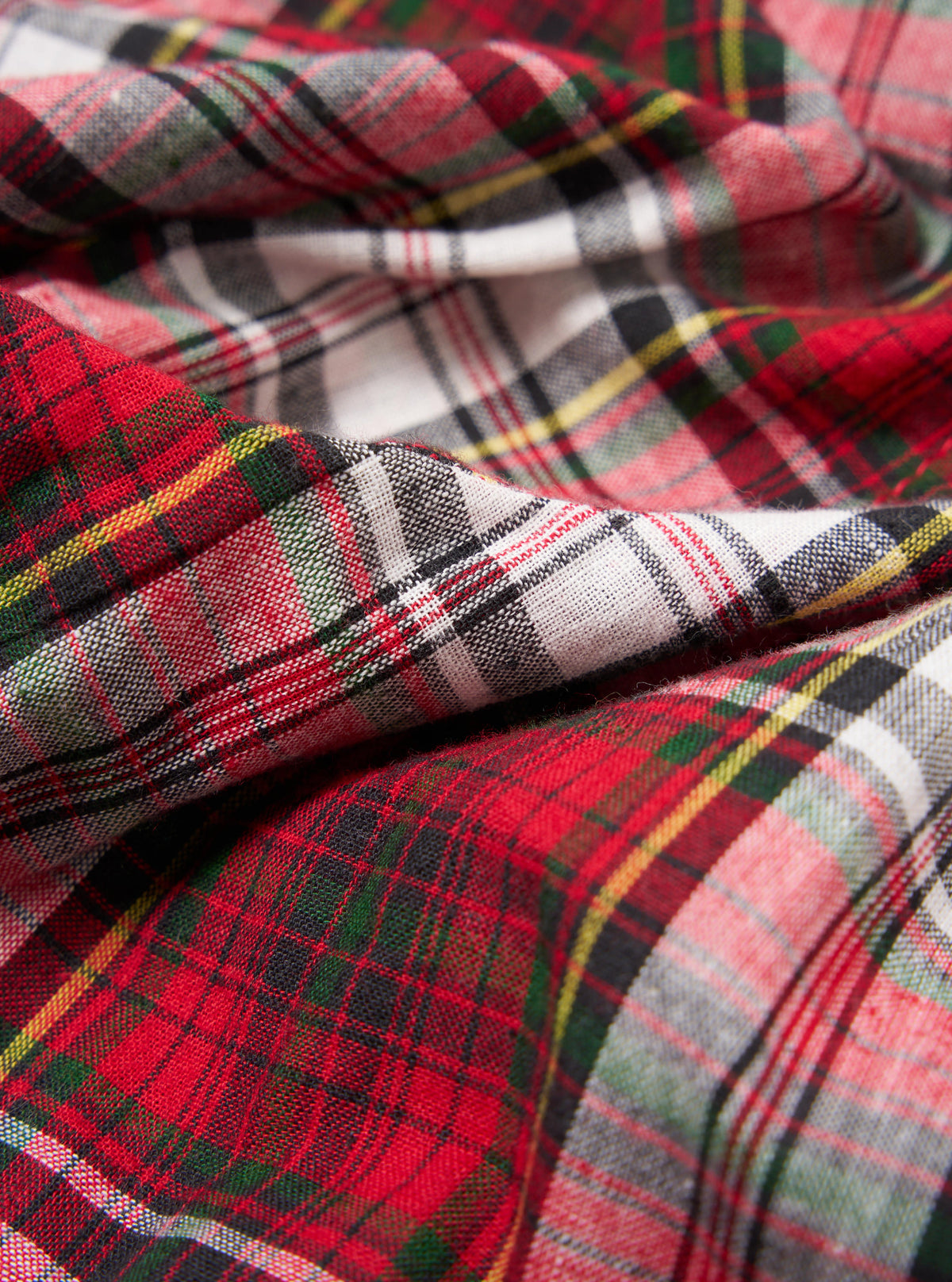 Red Madras Check Short Pyjama Set
