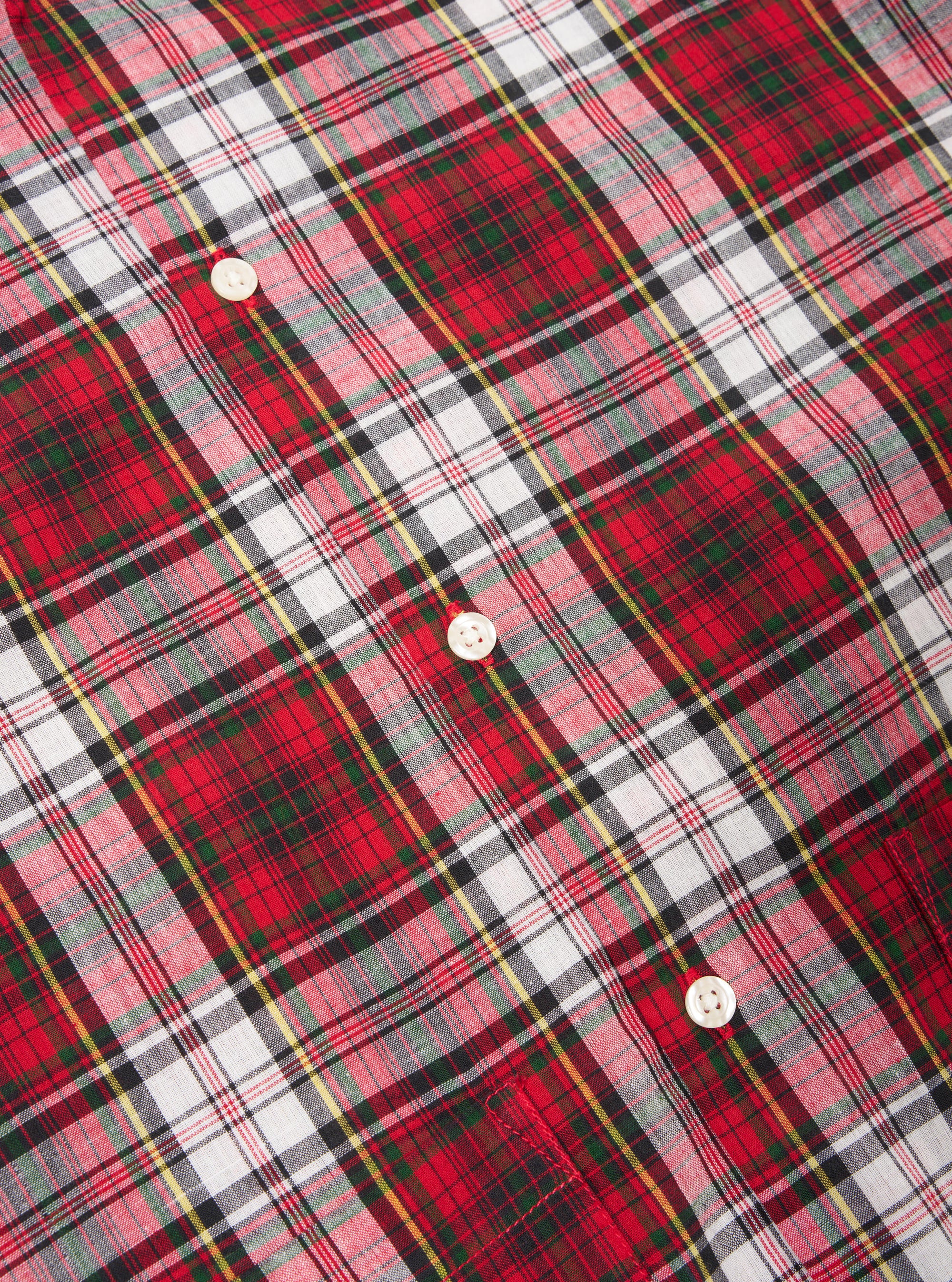 Red Madras Check Short Pyjama Set