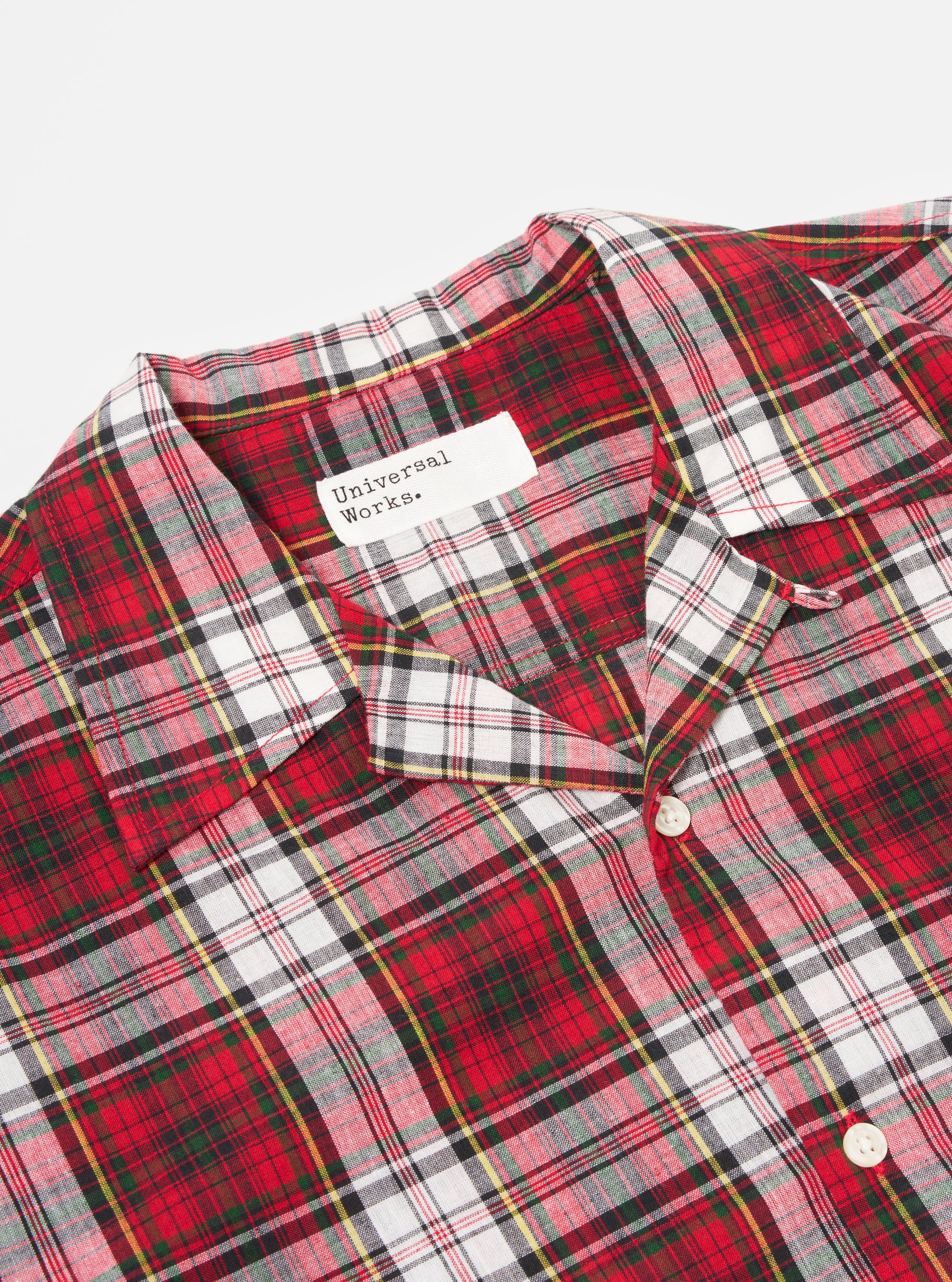 Red Madras Check Short Pyjama Set