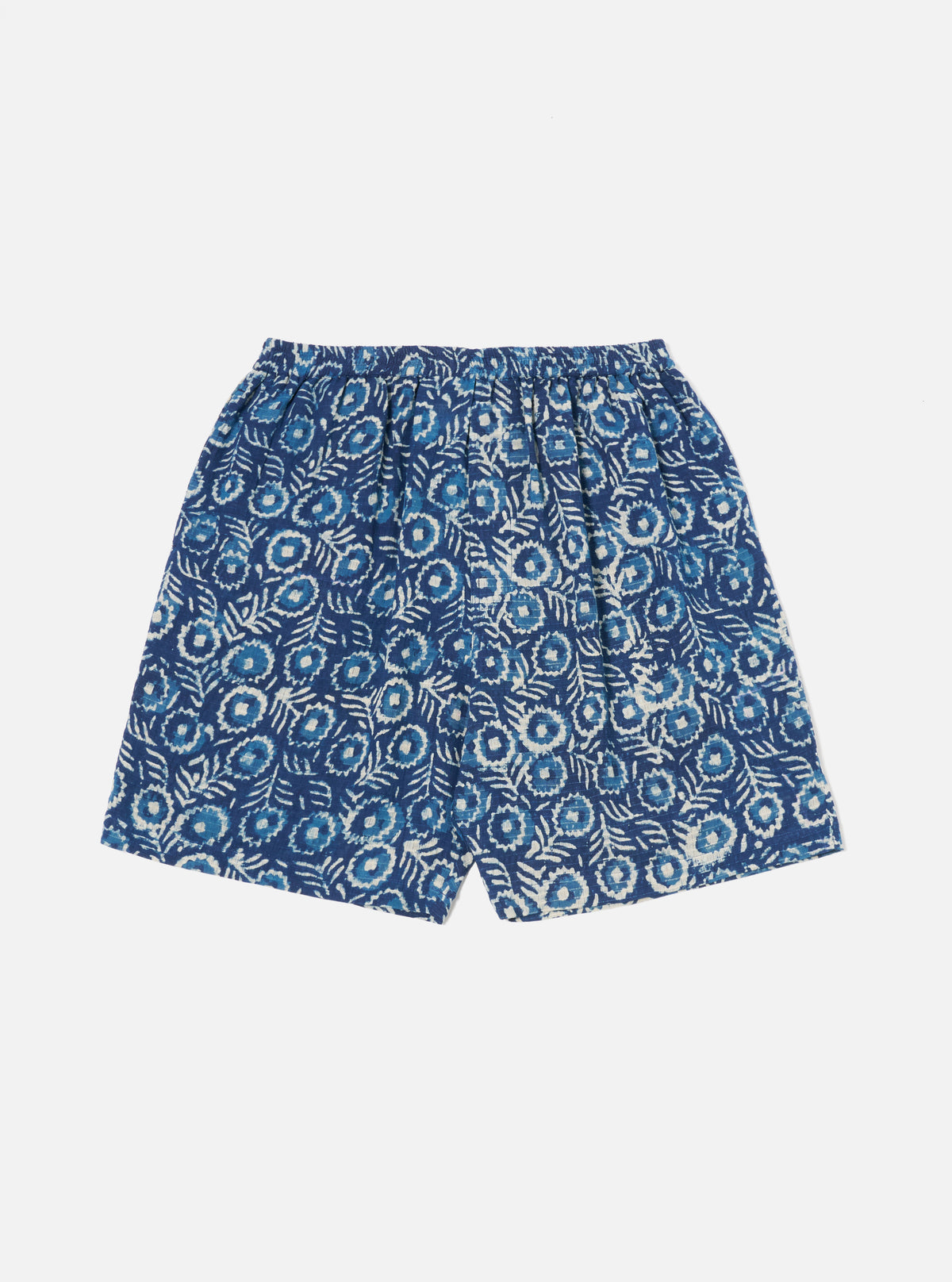 Indigo Hand Block Print Short Pyjama Set