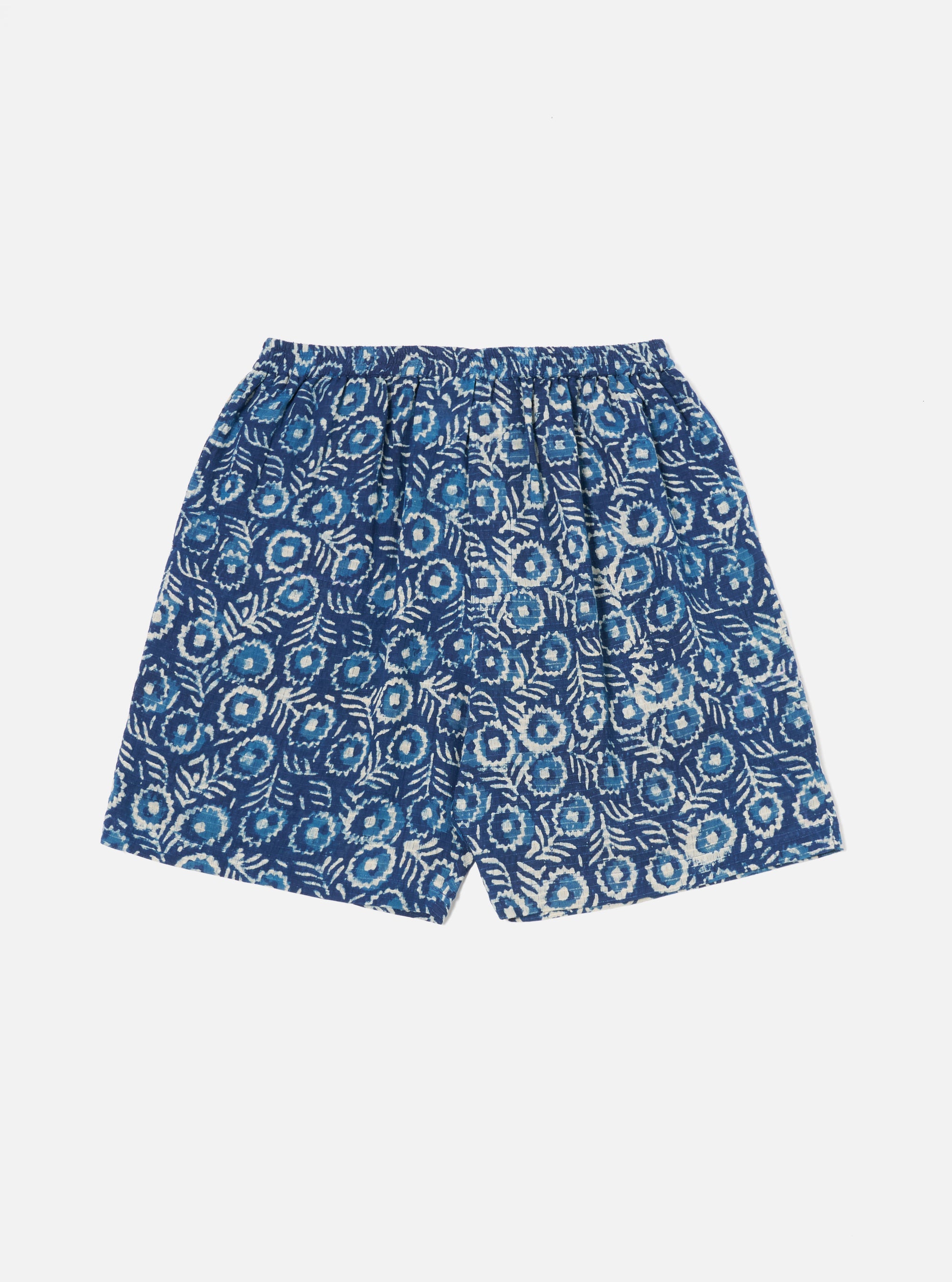 Indigo Hand Block Print Short Pyjama Set