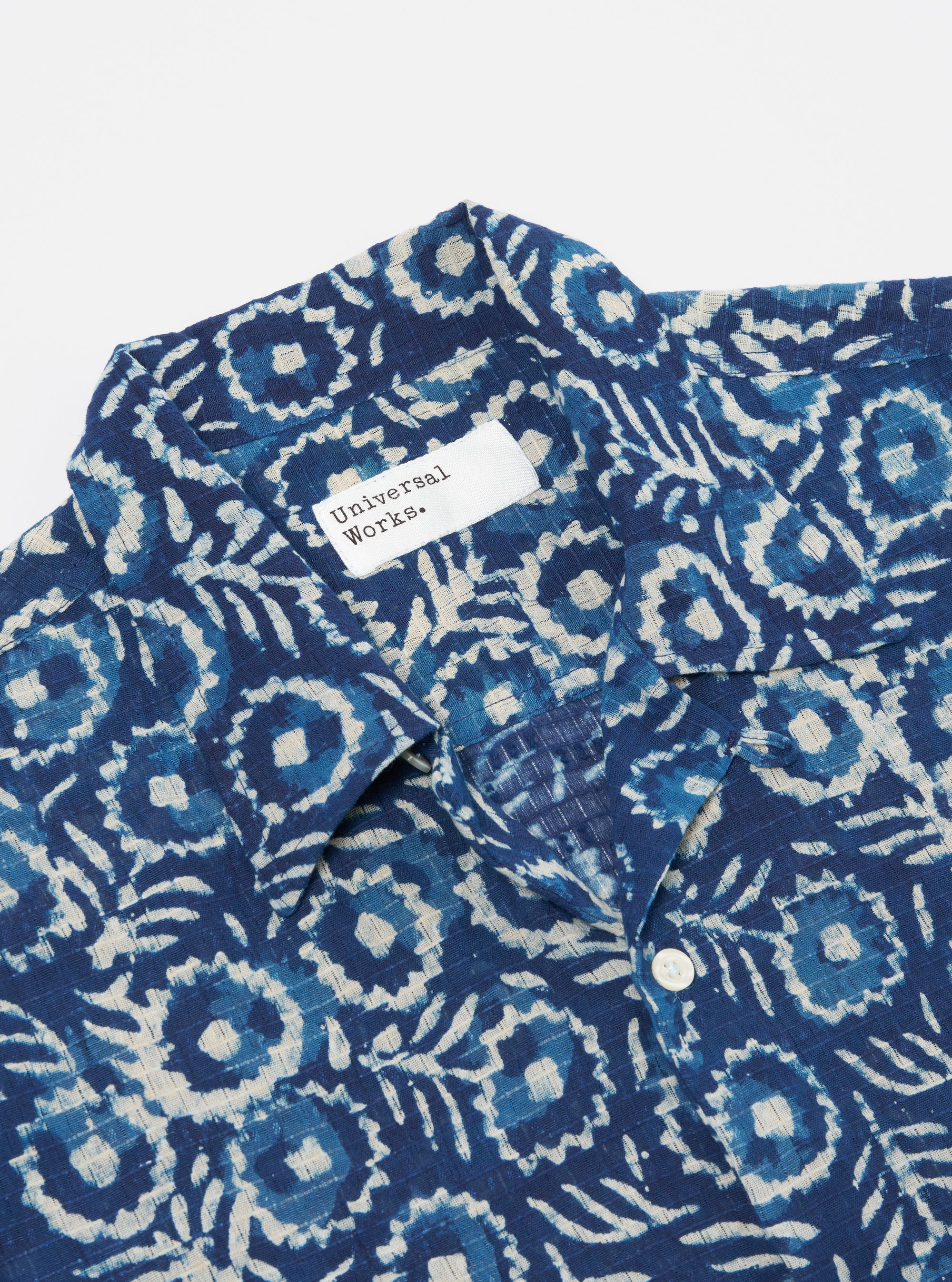 Indigo Hand Block Print Short Pyjama Set