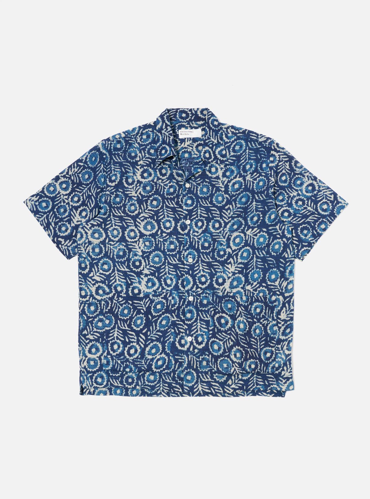 Indigo Hand Block Print Short Pyjama Set