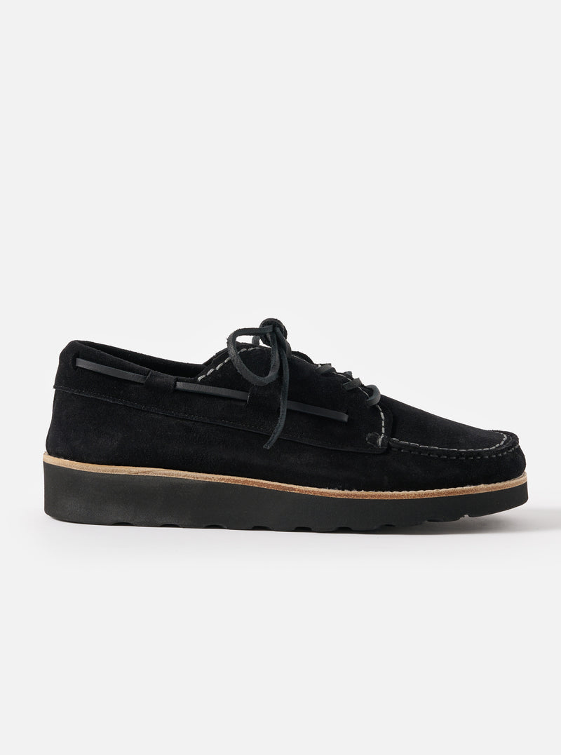 Zardus for Universal Works Black Suede Oliver