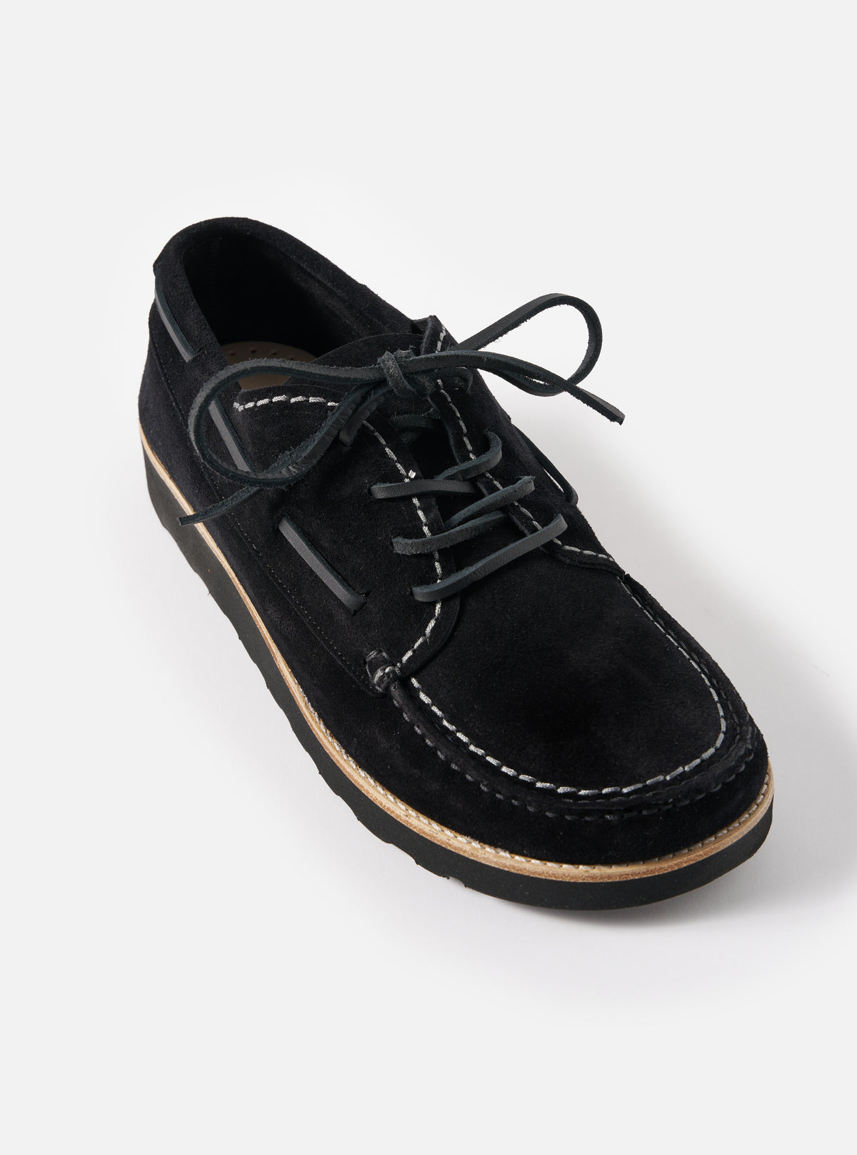 Zardus for Universal Works Black Suede Oliver