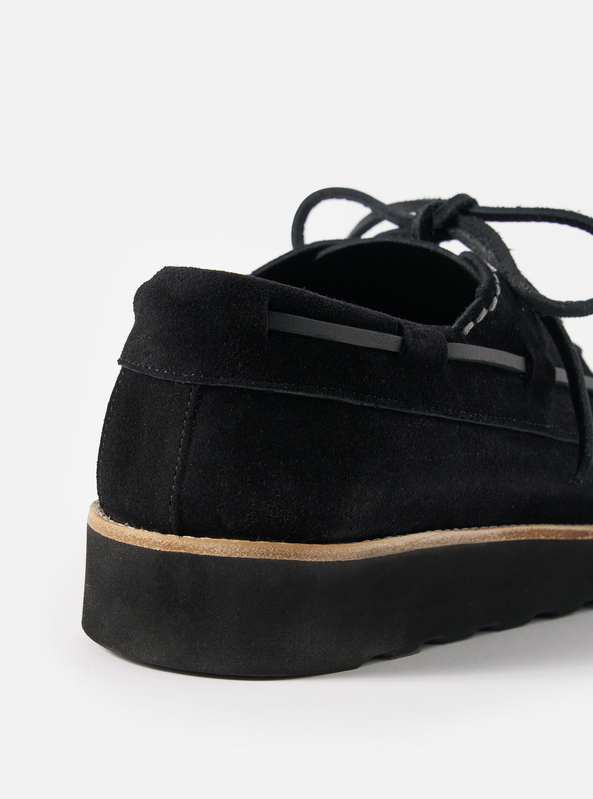 Zardus for Universal Works Black Suede Oliver