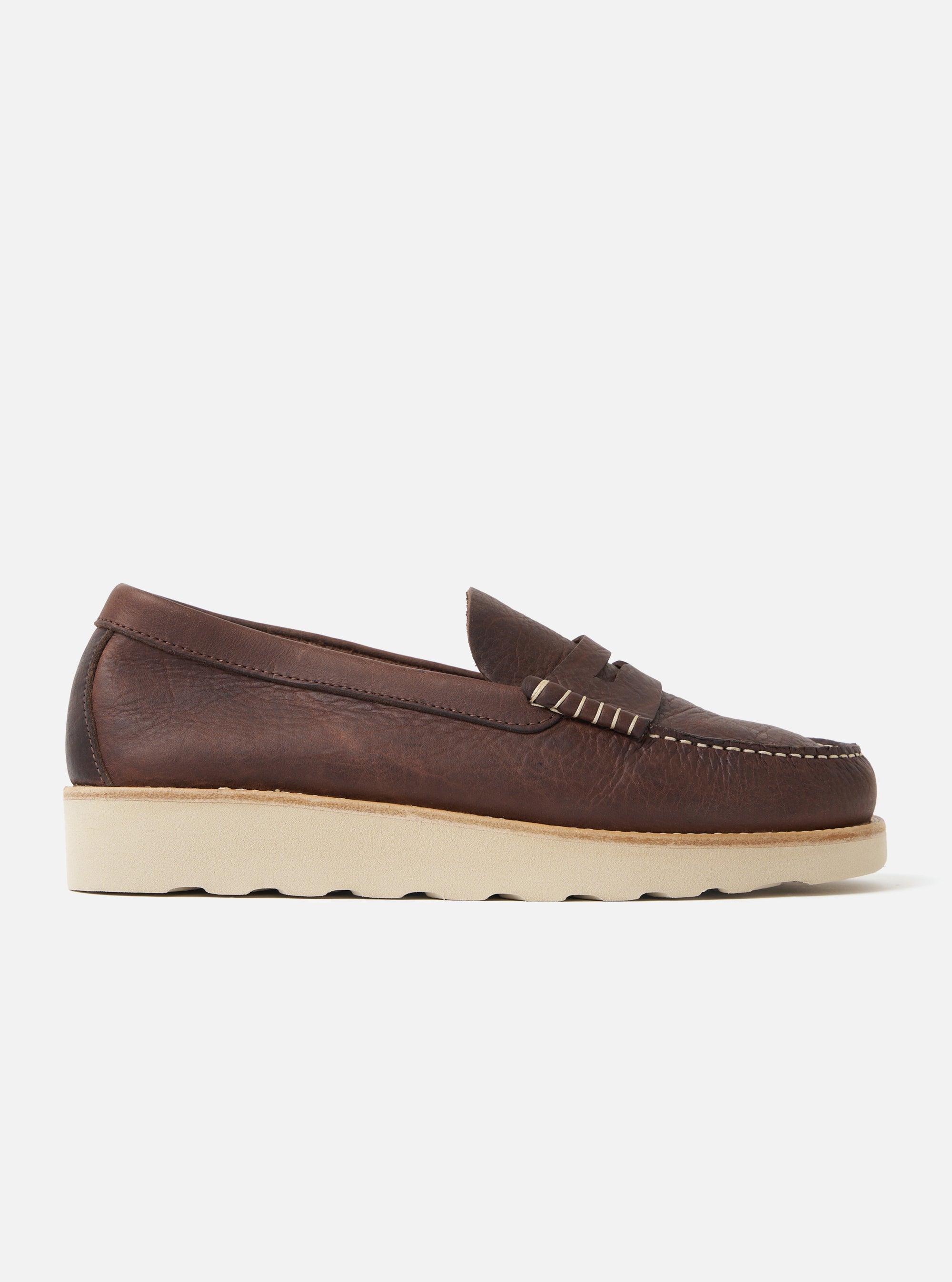 Zardus for Universal Works Brown Leather Reggie Loafer